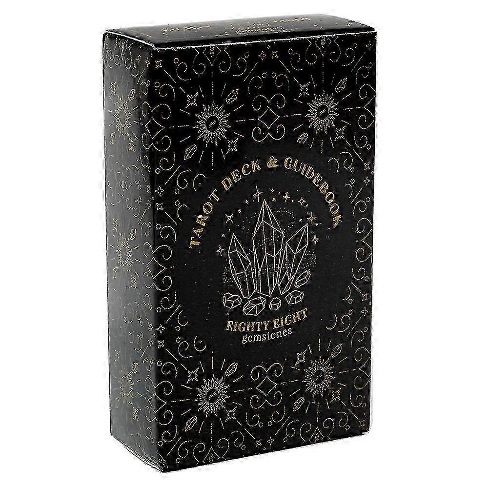 2024 New Eighty Eight Gemstones Tarot Deck Cards Divination Deck English Oracle Board Playing INK Table Game For Party