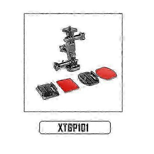 SHOOT Front Side Helmet Accessories Set J-shaped Buckle Base Support Mount For GoPro Hero 10 9 8 7 5 Yi 4K H9r SJCAM Go Pro Kits