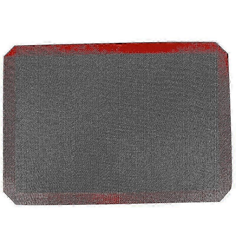 breathable baking mat made of glass fiber with non-stick mesh sheet silicone bake liners suitable for pastries and bread (42x29.5)