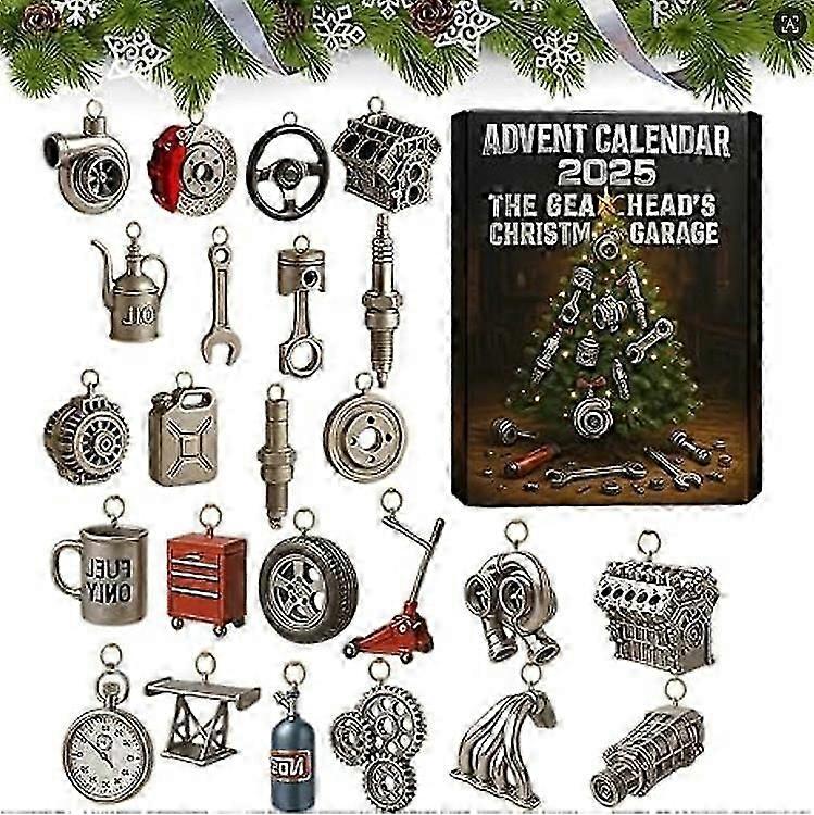 2025 Christmas Advent Calendar Decor Acrylic Non-3D FULL STYLE