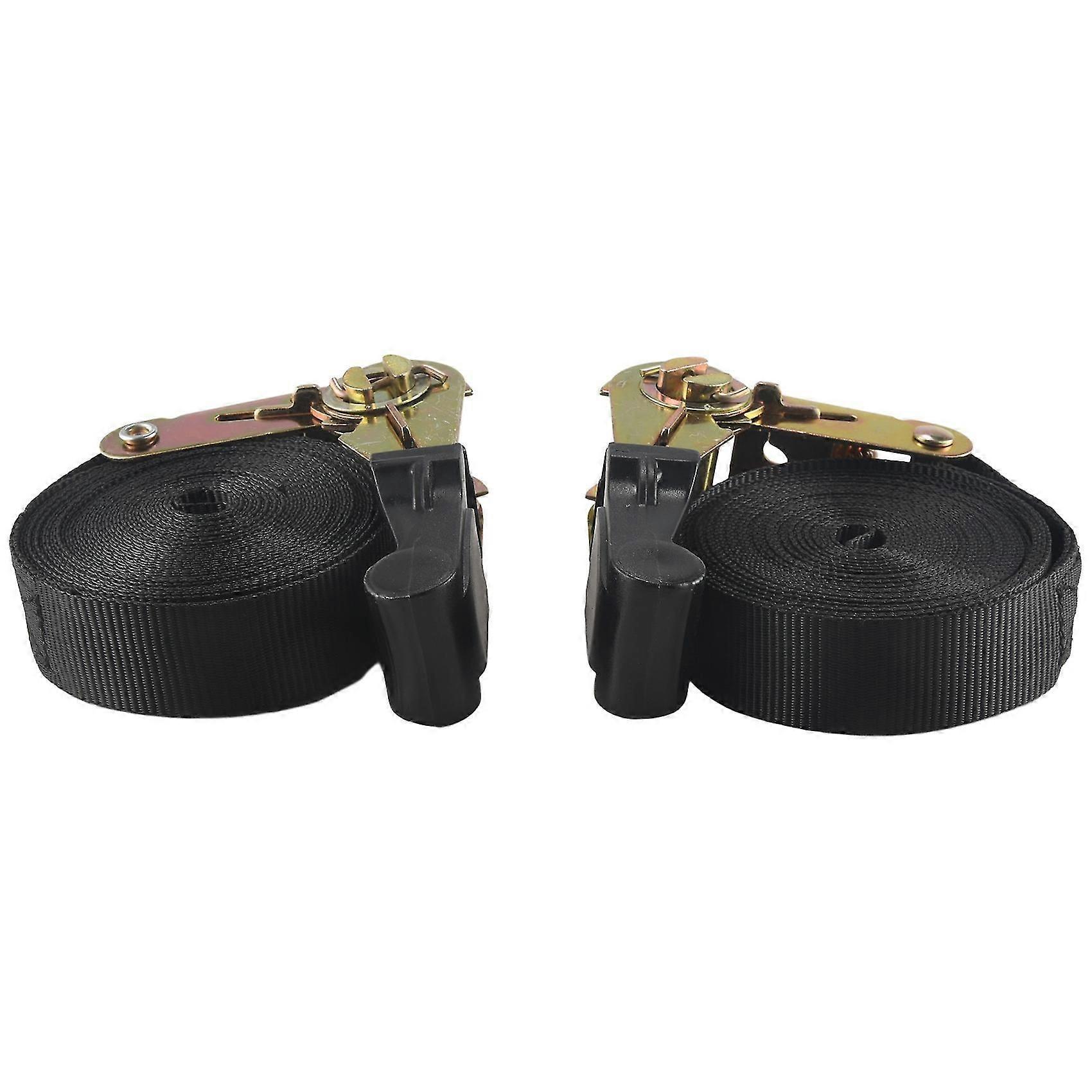 2er-Pack 20 FT Ratschengurte 6M X25mm Endlos-Ratschengurt Hochleistungs-Nockenschnallengurt für Motorräder, Auto