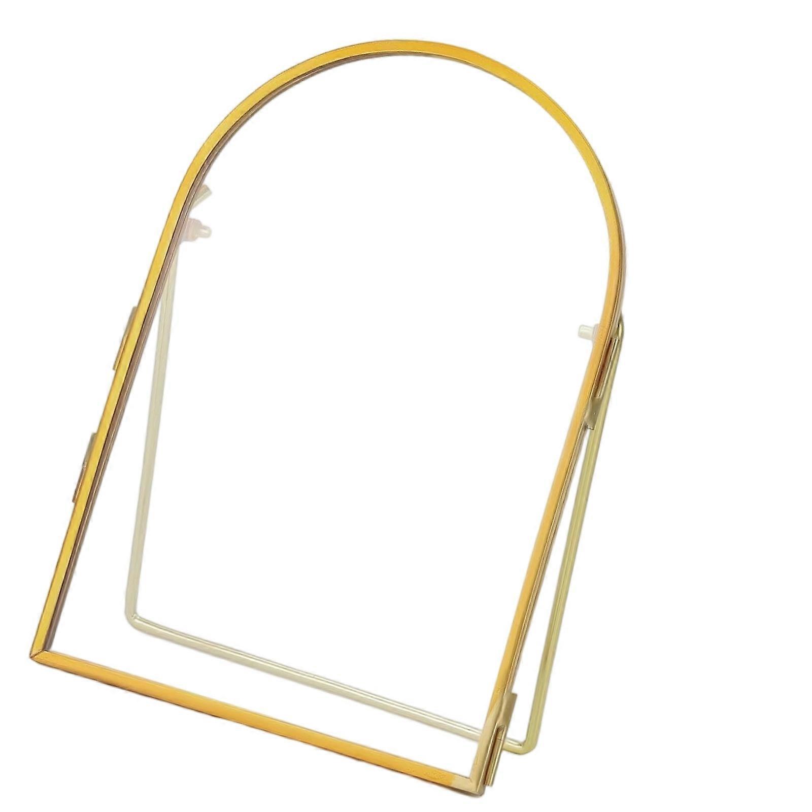 Decorative Pressed Flower Double Glass Frame Floating Picture Photo Display Frame Ideal For DIY Craft Enthusiasts Multicolor