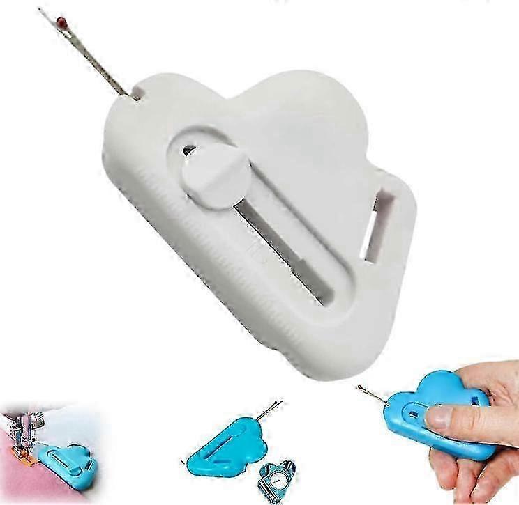 2-in-1 Adjustable Seam Guide with Built-in Seam Ripper,2 in 1 Needle Threader