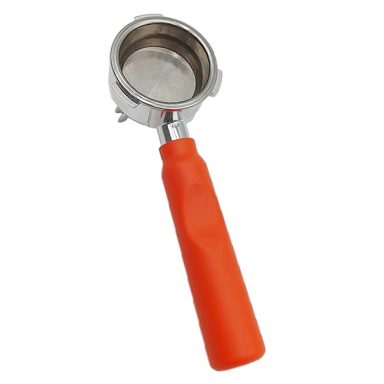 Practical Aluminum Alloy Reinforced 3 Ear Portafilter Replacement Handle Suitable for 58mm Coffee Machine Models  Orange
