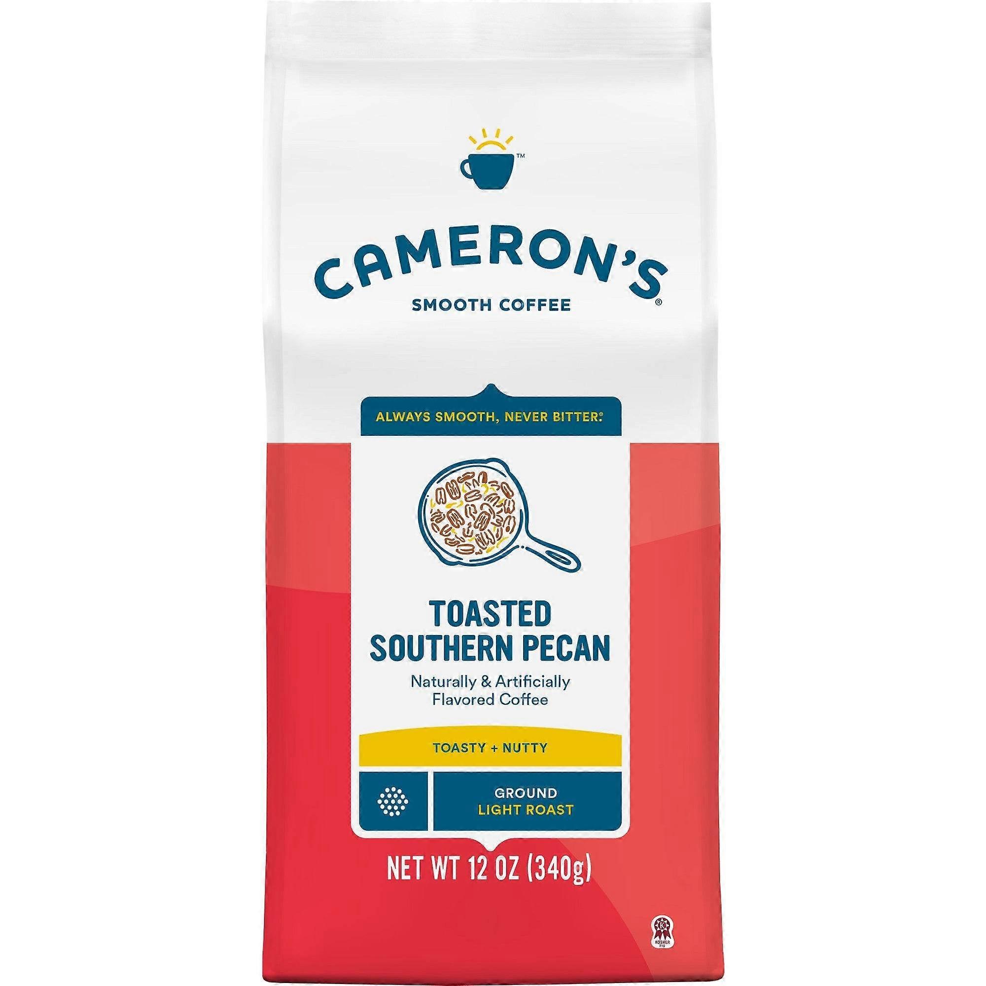 Cameron's Toasted Southern Pecan Light Roast Ground Coffee, 12 Oz