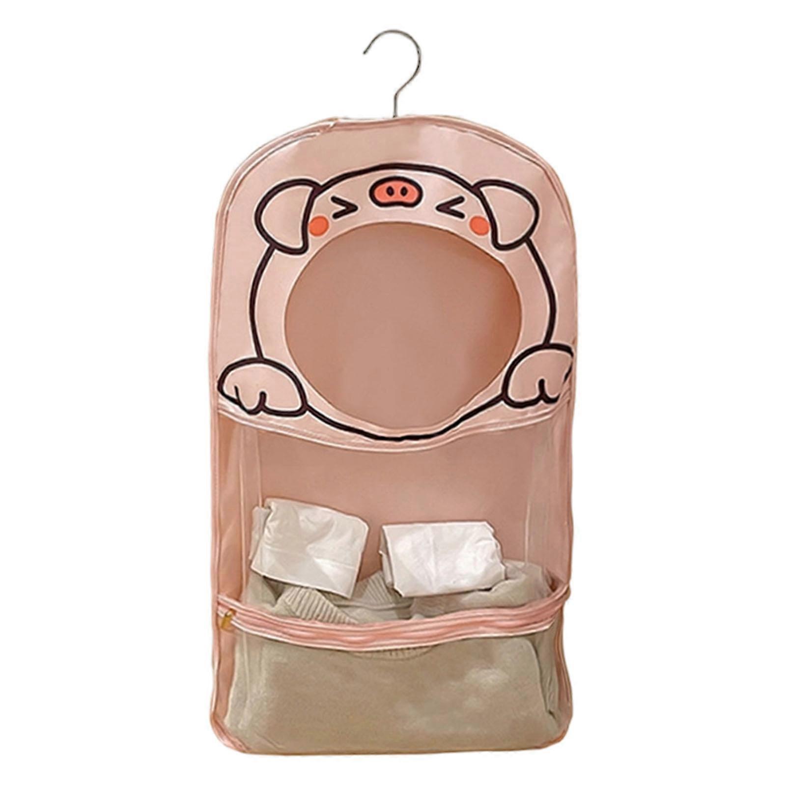 Oversized Opening Hanging Storage Organizers Waterproof EVA Polyester Fabric Wall Mounted Home Organization For Small Spaces Multicolor