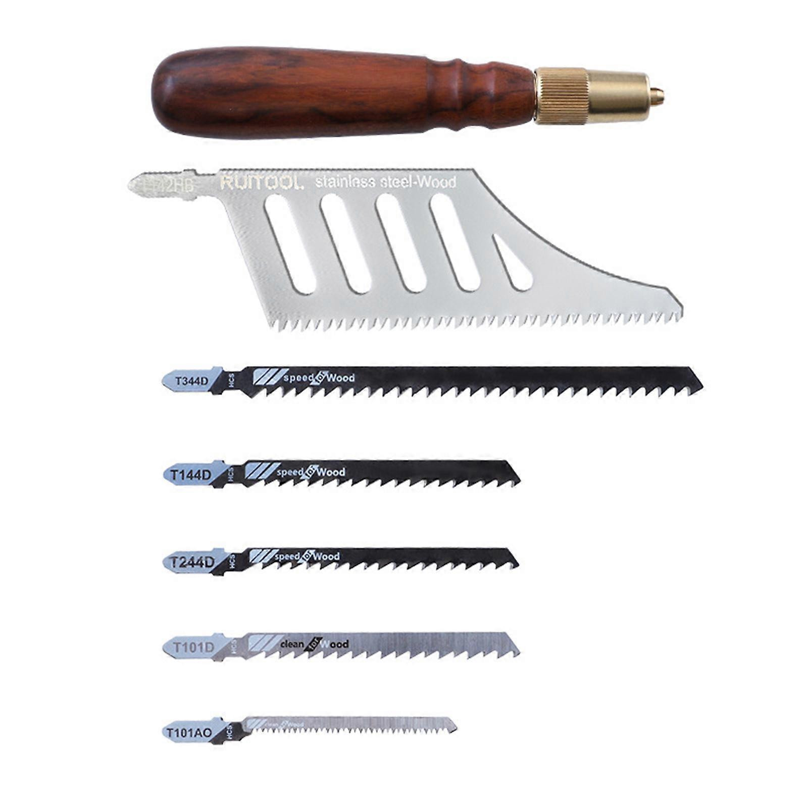 Ergonomic Handle Professional Wood Handsaw Tool Kit Clamp Design Removable Blade 76mm 100mm 152mm For DIY Crafting Multicolor