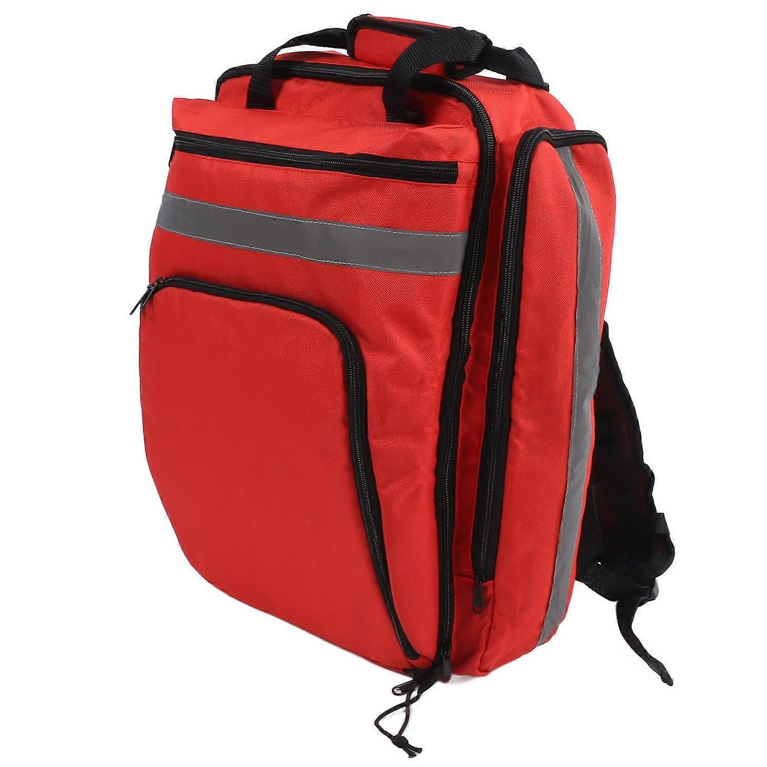 First Aid Bag Multifunctional Large Capacity Waterproof Adjustable Portable Emergency Backpack for O