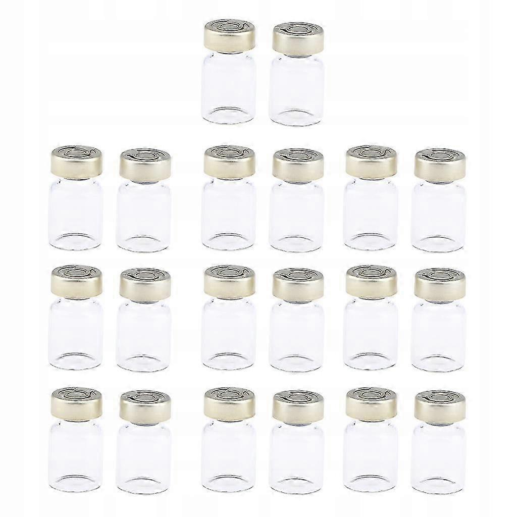 20 Pcs Empty Vials Bottles Containers 5 Ml