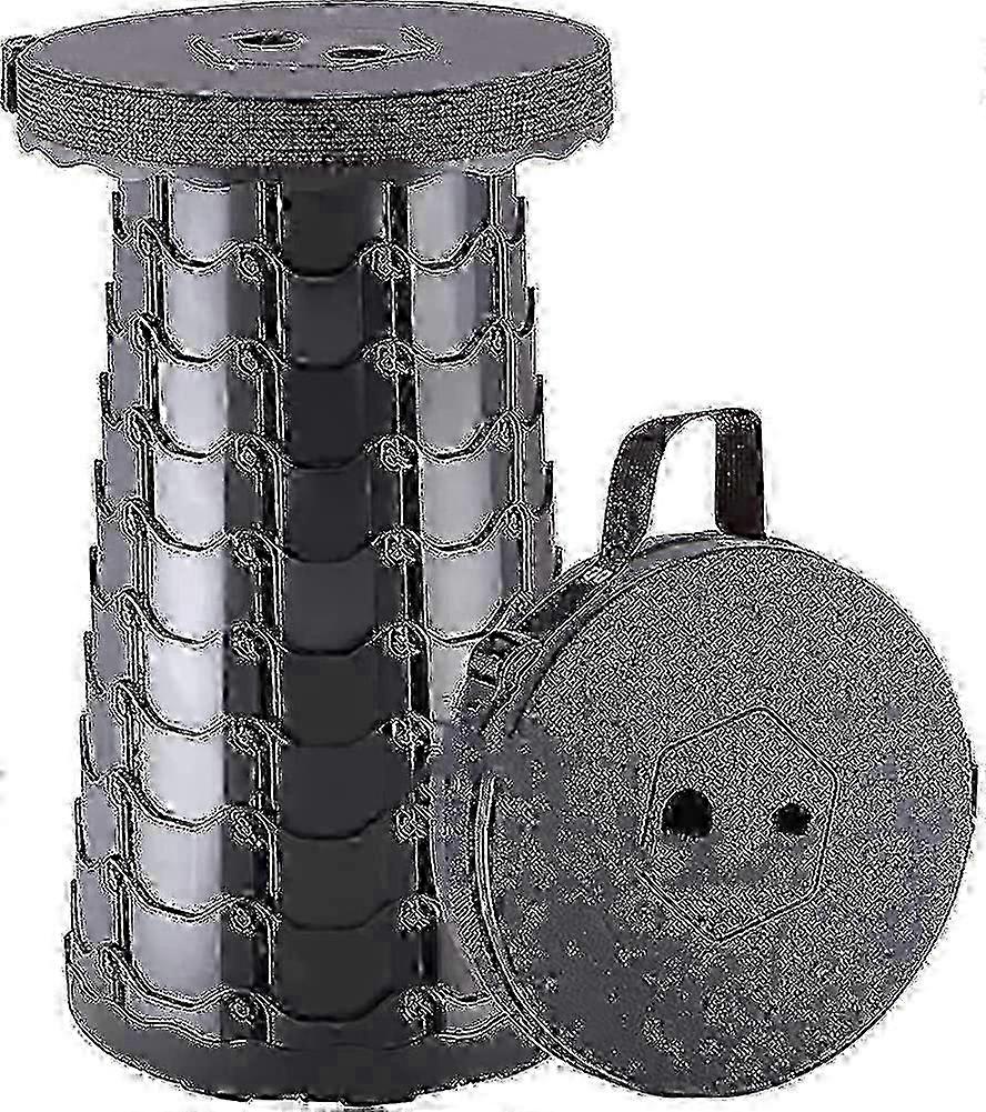 Portable Folding Chair Stool, Adjustable Height Telescopic Stool, Suitable