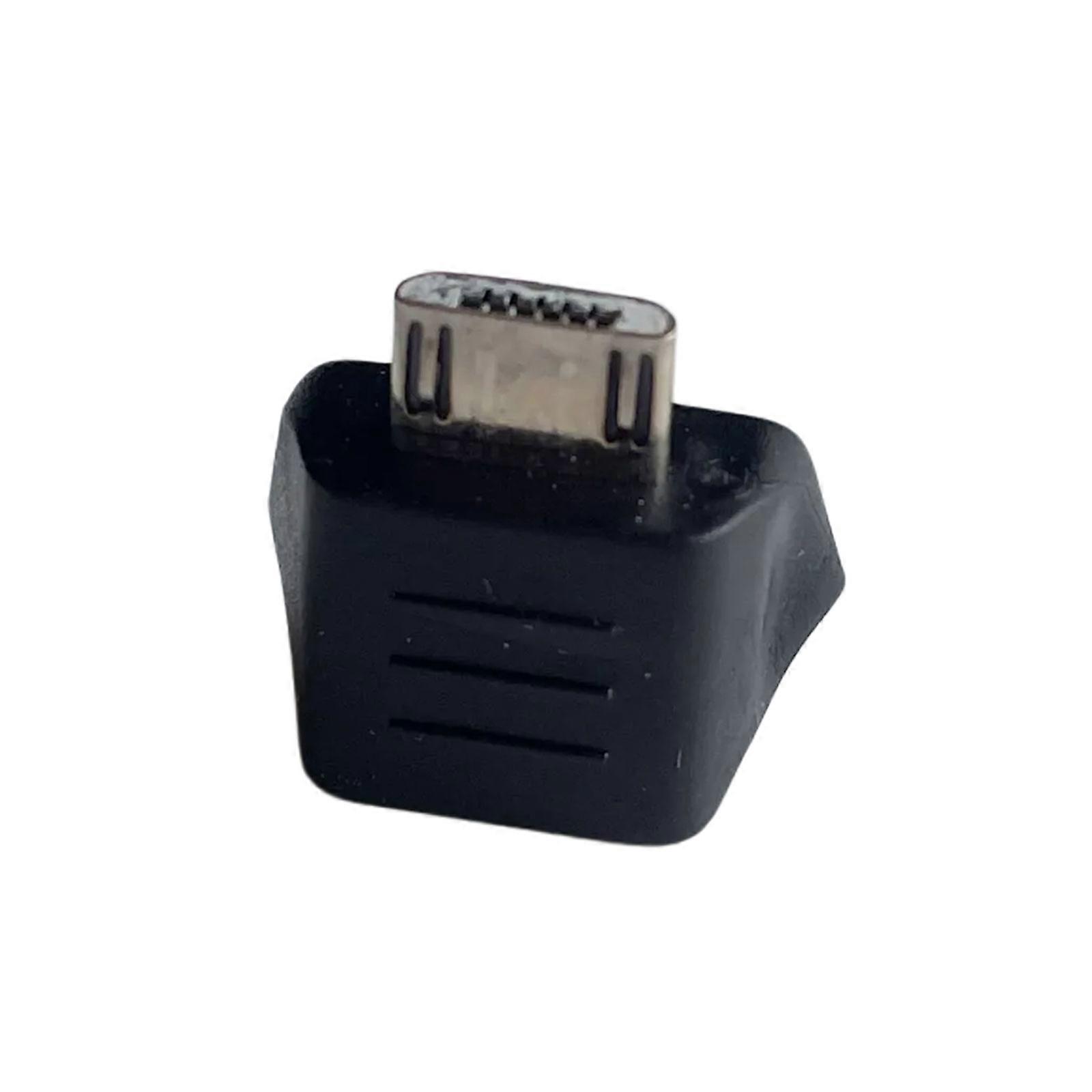 Micros USB To Type C Adapter Replacement for Mouse Easy Repair Plastic Metal Construction Multicolor