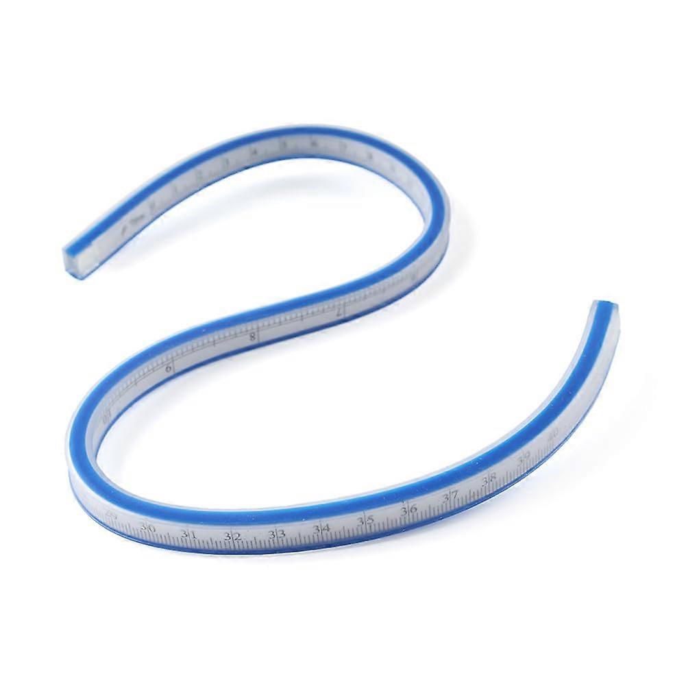 Flexible Curve Ruler 40cm Plastic Measuring Scale for Tailor Sewing DIY Clothing Drawing