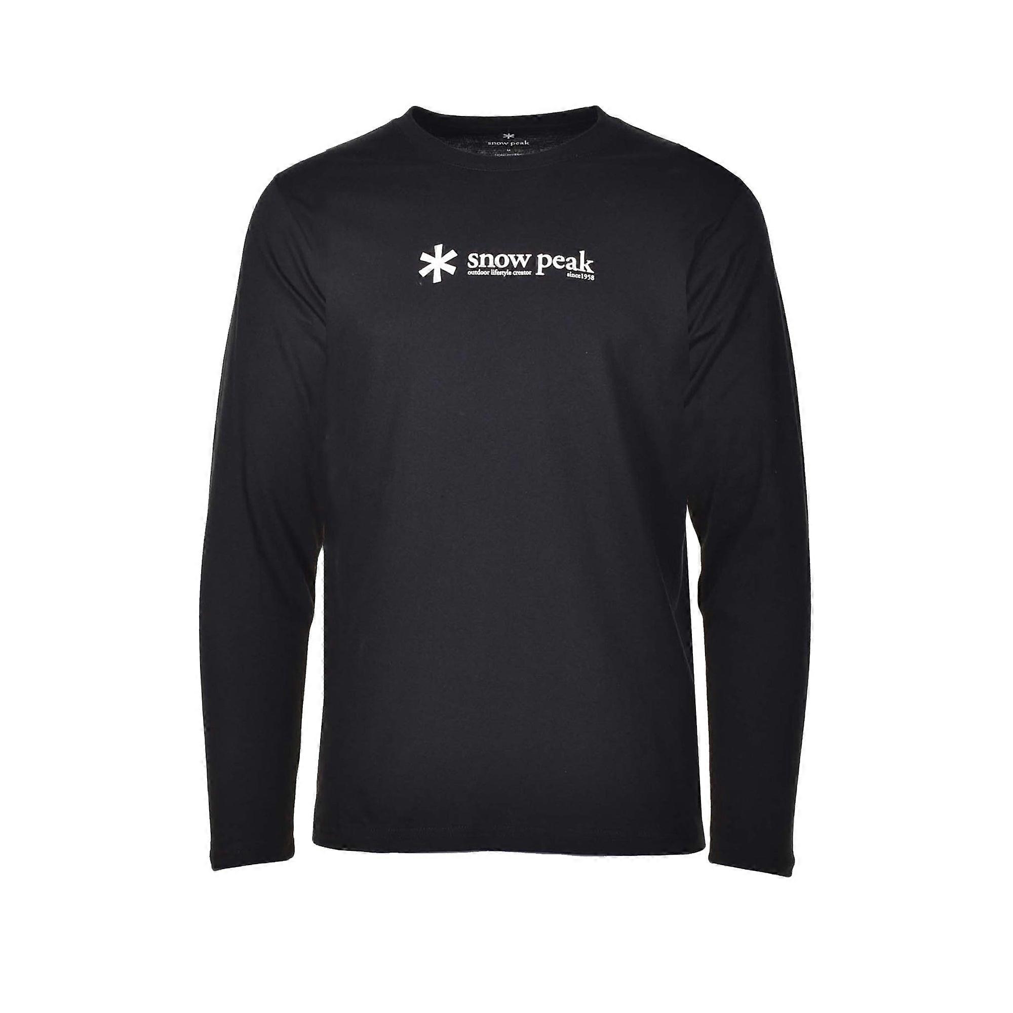 Snow Peak Soft Cotton Logo Long Sleeve TShirt 
