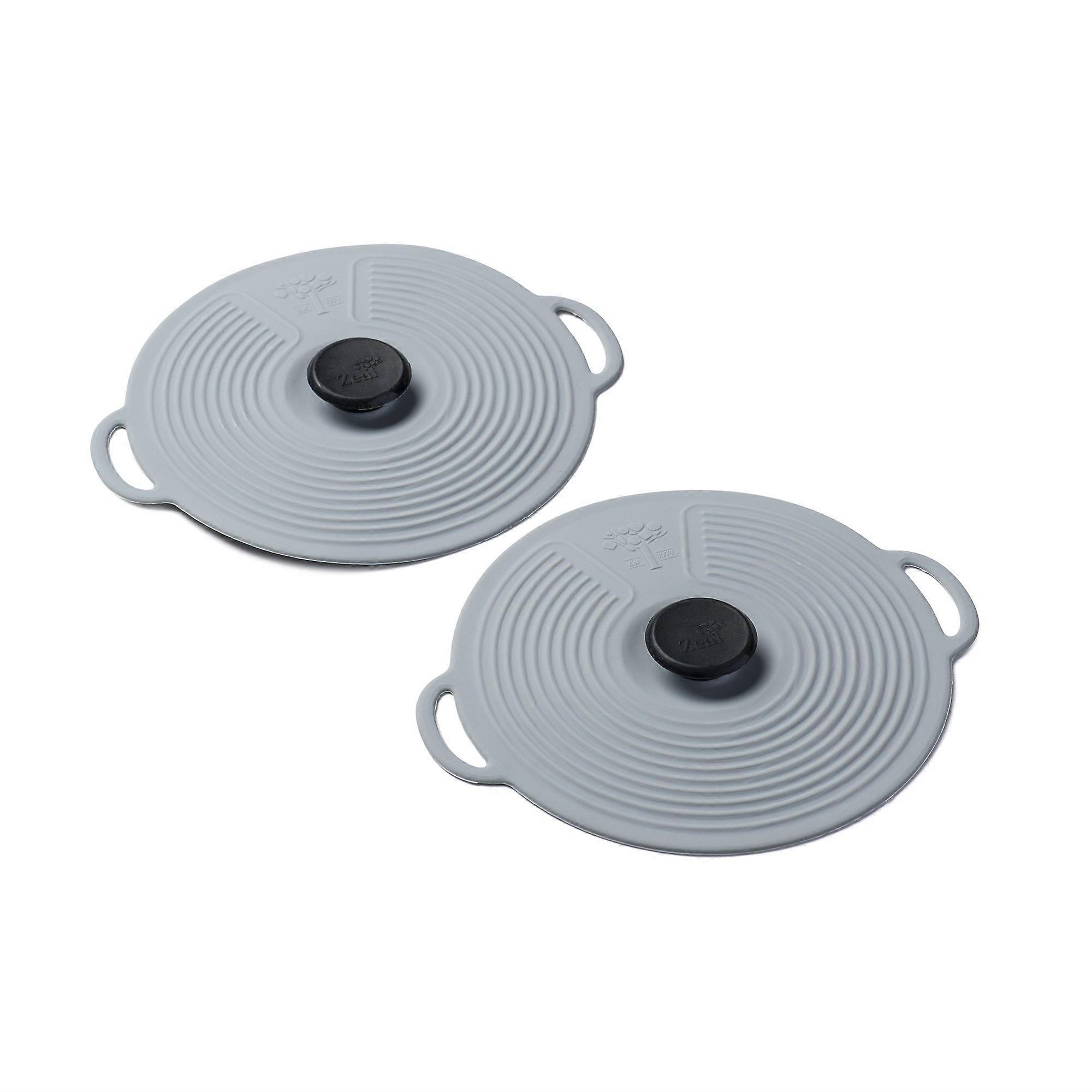 Silicone Keep Fresh Storage Airtight Seal Mini Lid Duck Egg Blue 10 Cm / 4 In Set Of 2 Reusable Silicone Lid