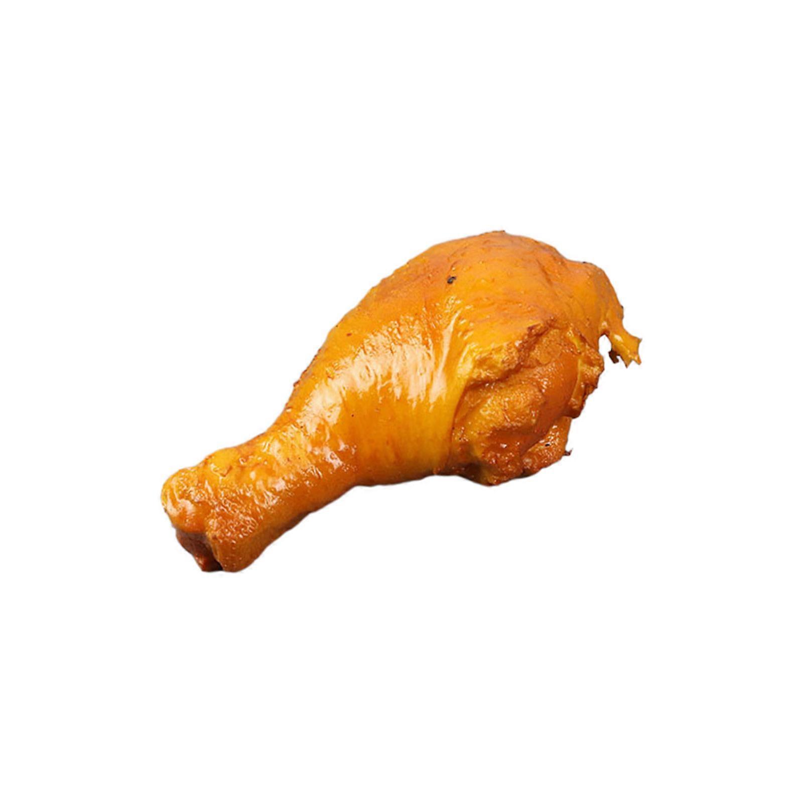 Fake Chicken Leg Simulation Food Model Highly Simulation Chicken Leg Shooting Photo Tool Pvc Simulation Food Model Multicolor