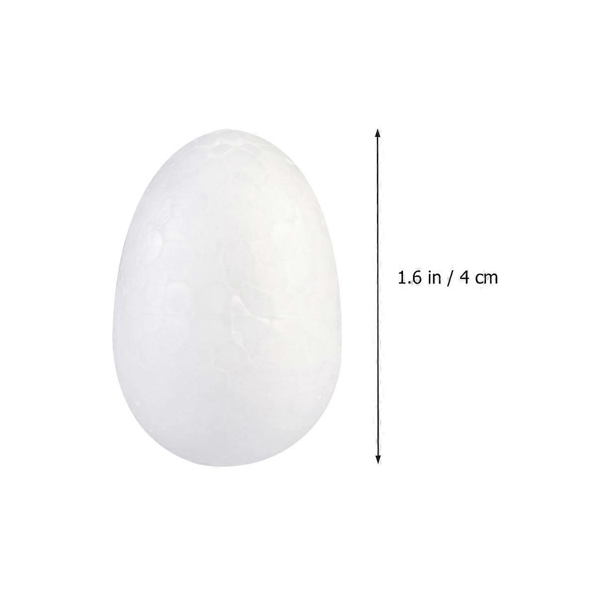 DIY Egg Painting Egg for Decor 50Pcs White Solid Foam Easter Craft