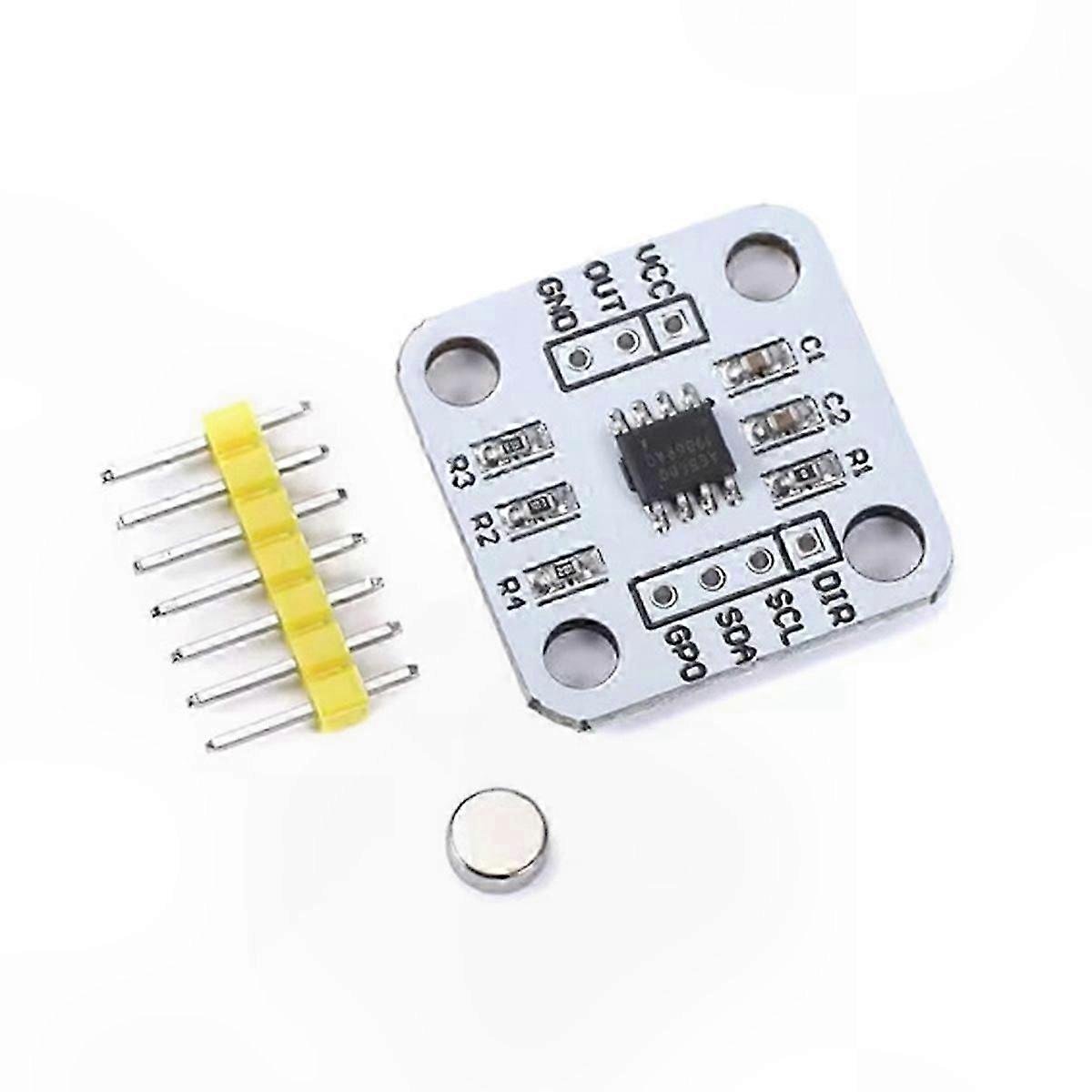 12-Bit Precision Magnetic Encoder for Angle Measurement with Induction Technology Sensor Module