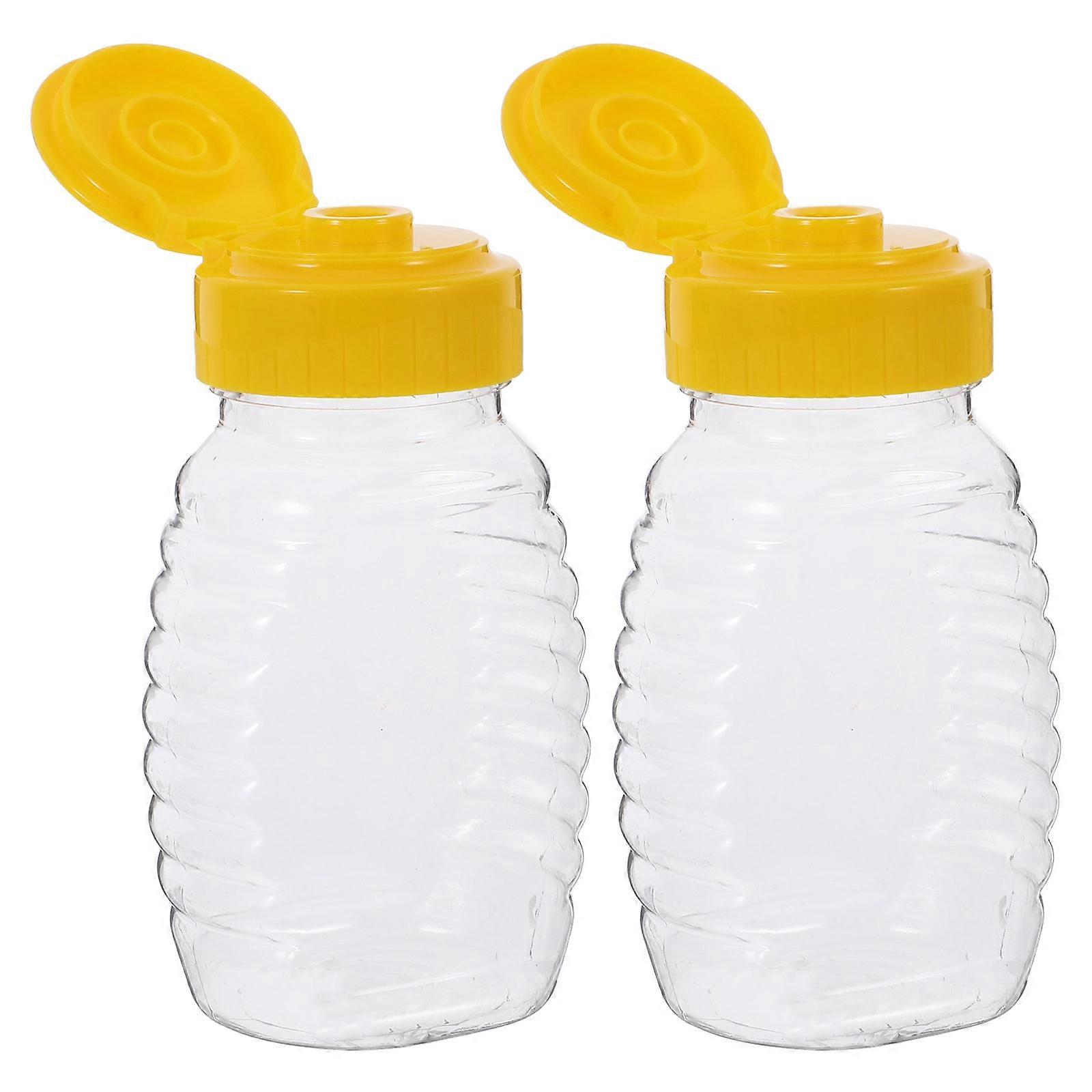 Honey Containers Squeeze Precise Dispensing Condiment Container 108 Ml Material Sleek Design 2Pcs