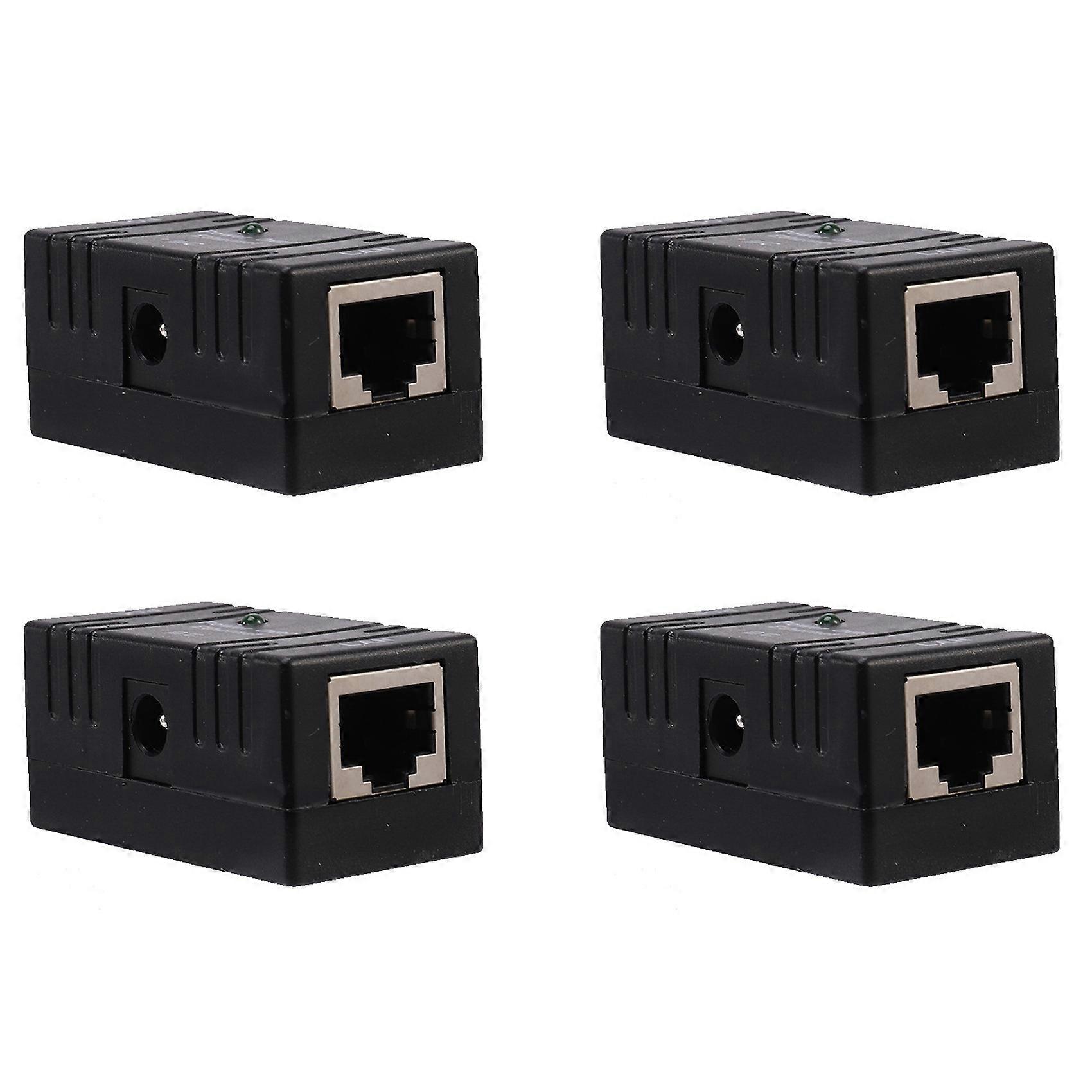 4X Poe Splitter Injector Passive Dc Power over Ethernet Rj45 10/100Mbp Wall Mount Adapter