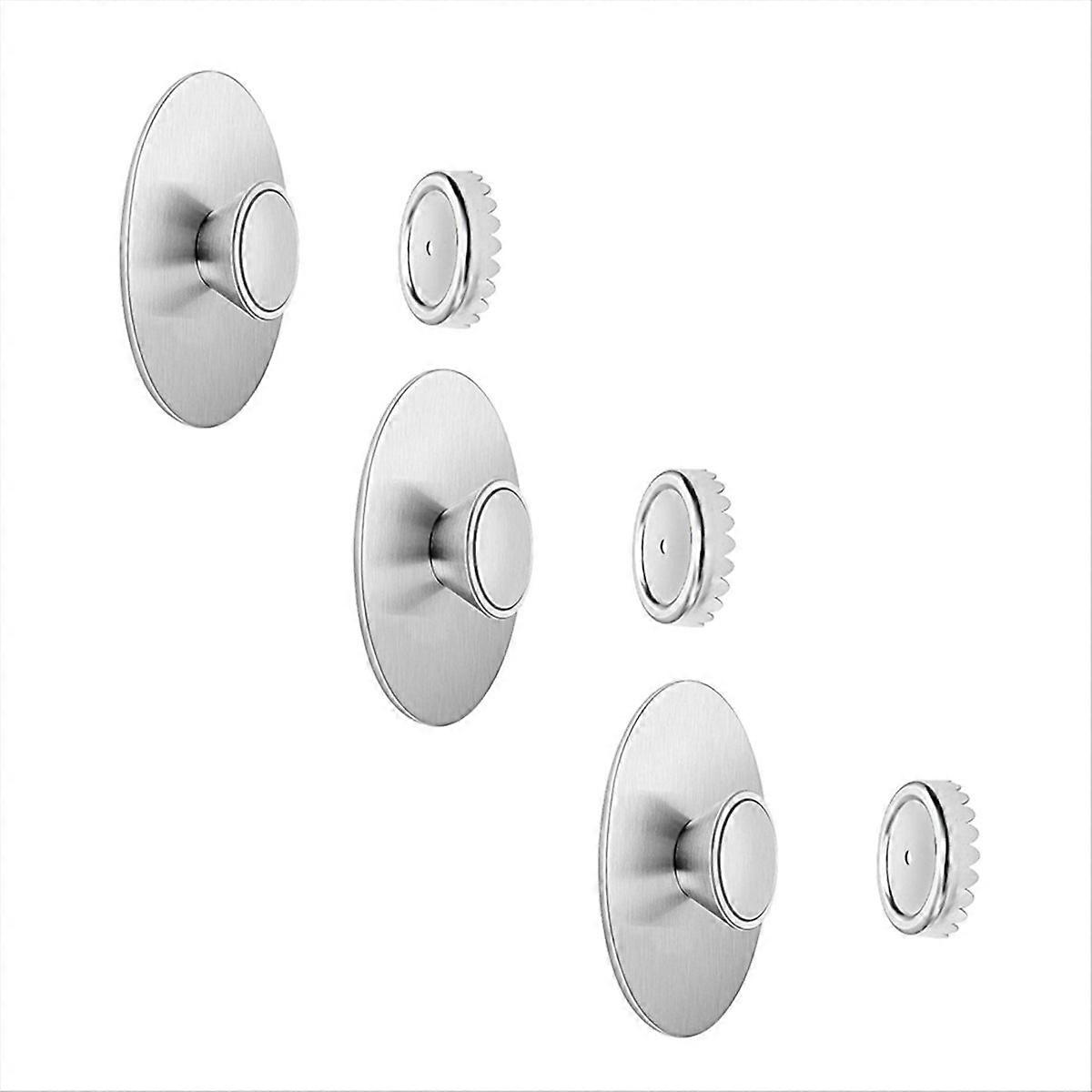 3PCS Bathroom Punch-Free Wall Mounted Soap Shelf Drain Rack Hook