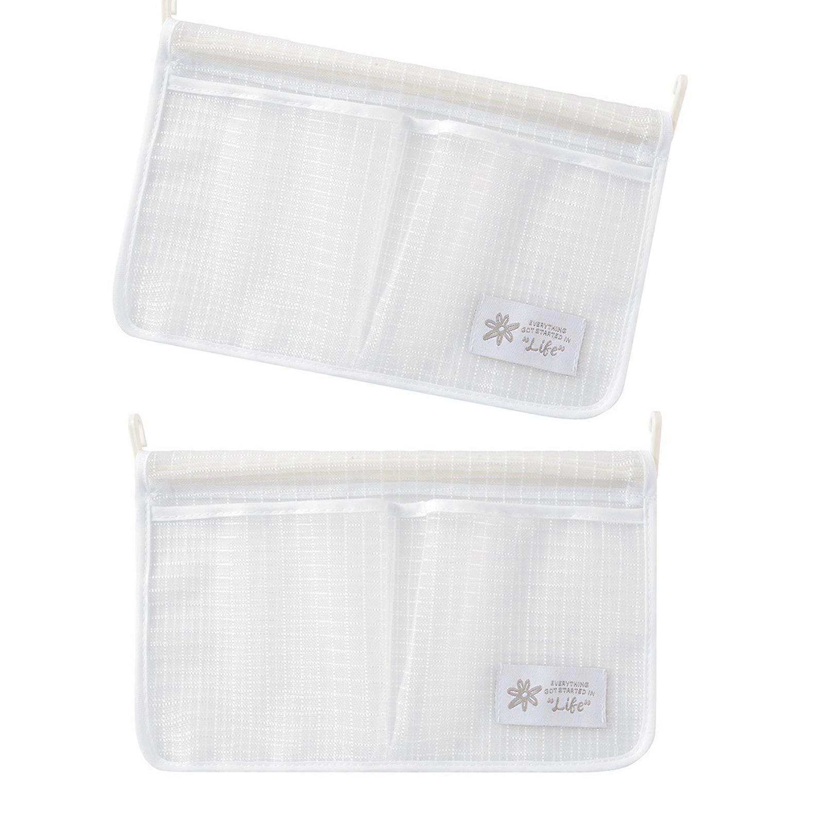 Quick Install Refrigerator Storage Net Bag Using Simple Hook for Effortlessly Setups  White