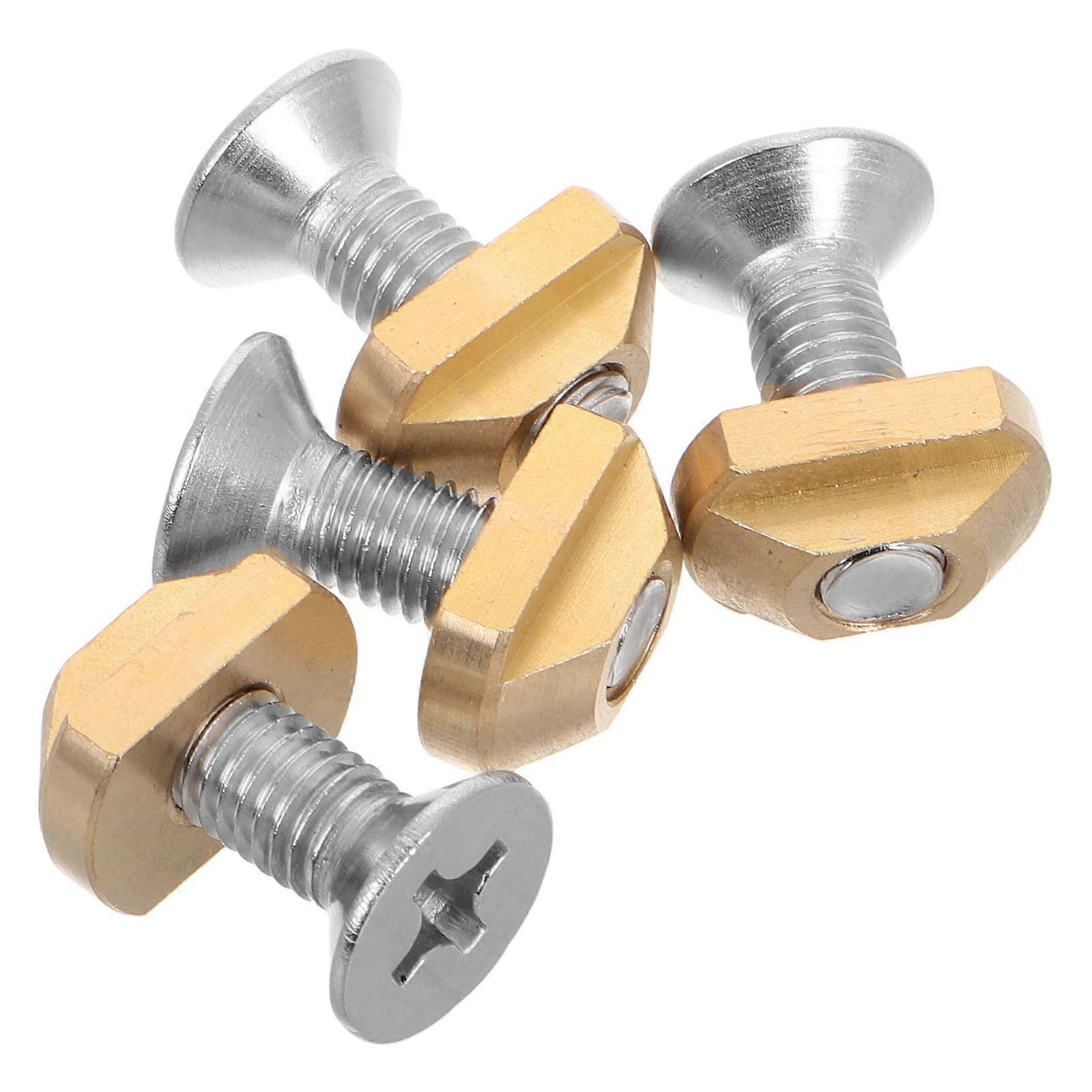 Plate Stainless Steel T Nuts for Secure Installation 4Pcs Set