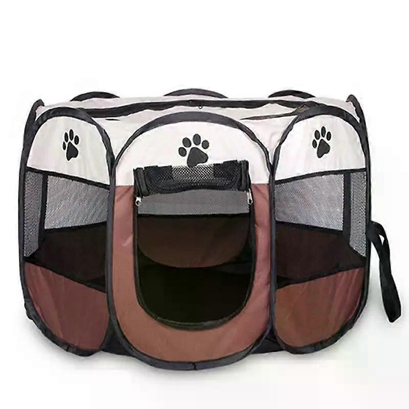Tente pliable portable pour animaux de compagnie, chenil octogonal, cl?ture, abri pour chiot, facile �� utiliser, utilisation en plein air, g