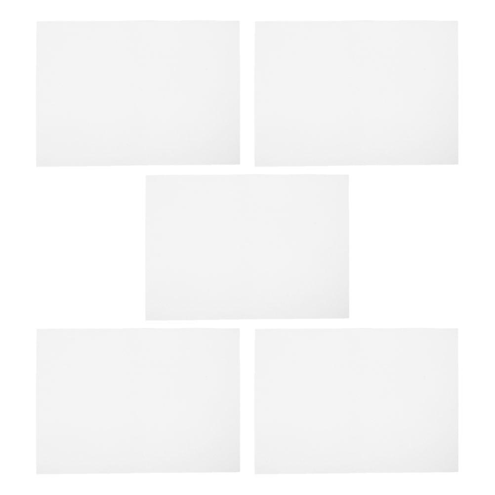 White EVA Foam Sheets for Supplies Ideal for DIY Crafting Projects 5pcs