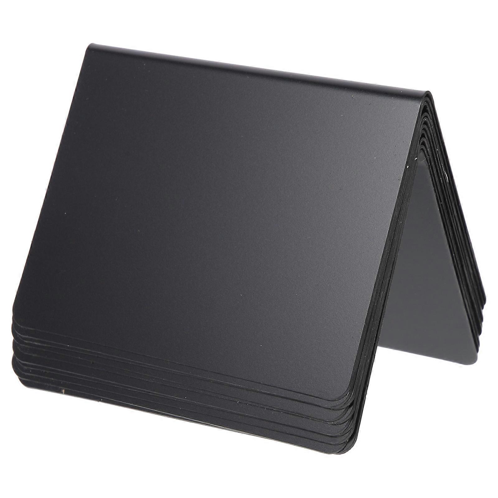 Black Desktop Chalkboard Sign for Writing Messages 30Pcs Set