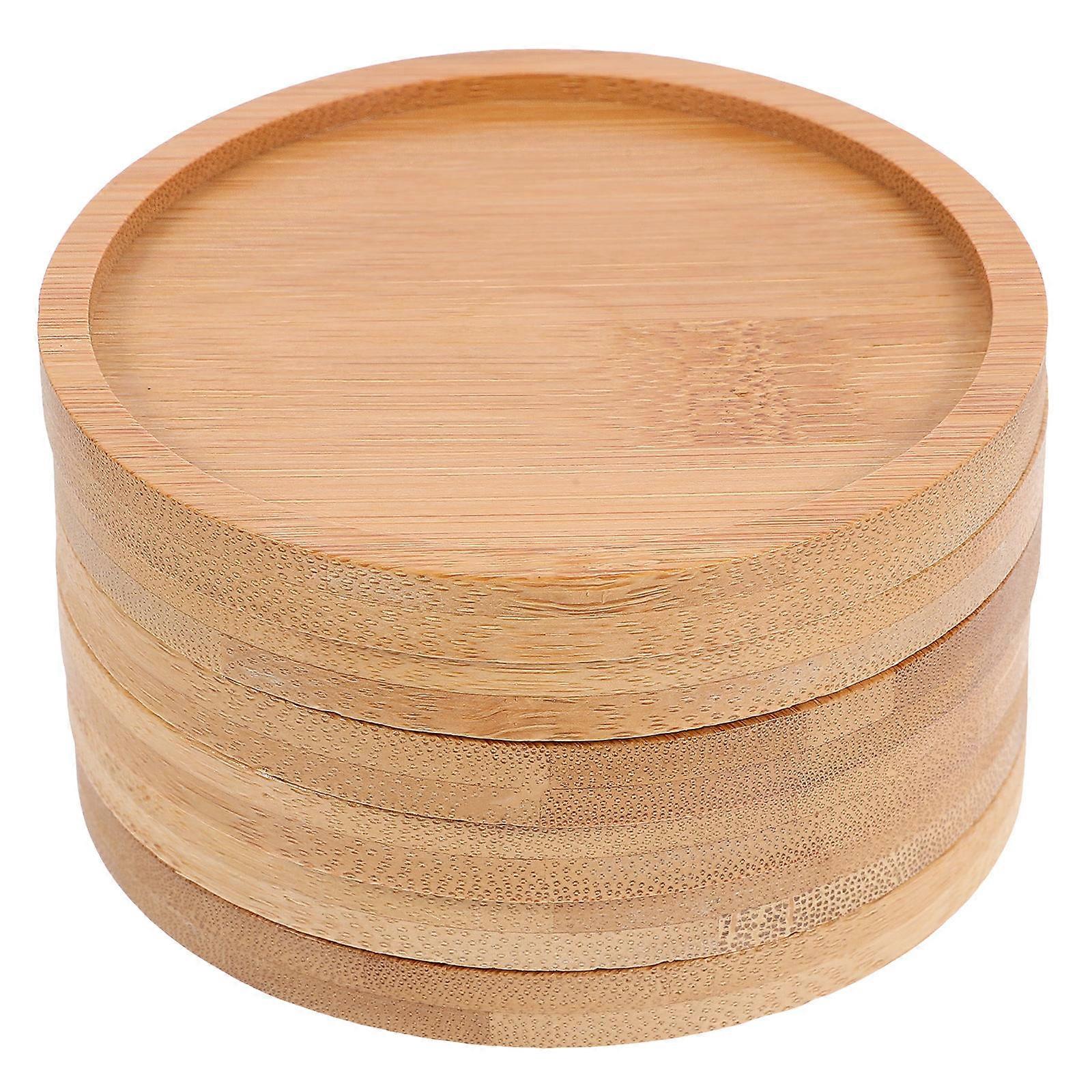 DIY Bamboo Mosaic Coasters for 6Pcs Set