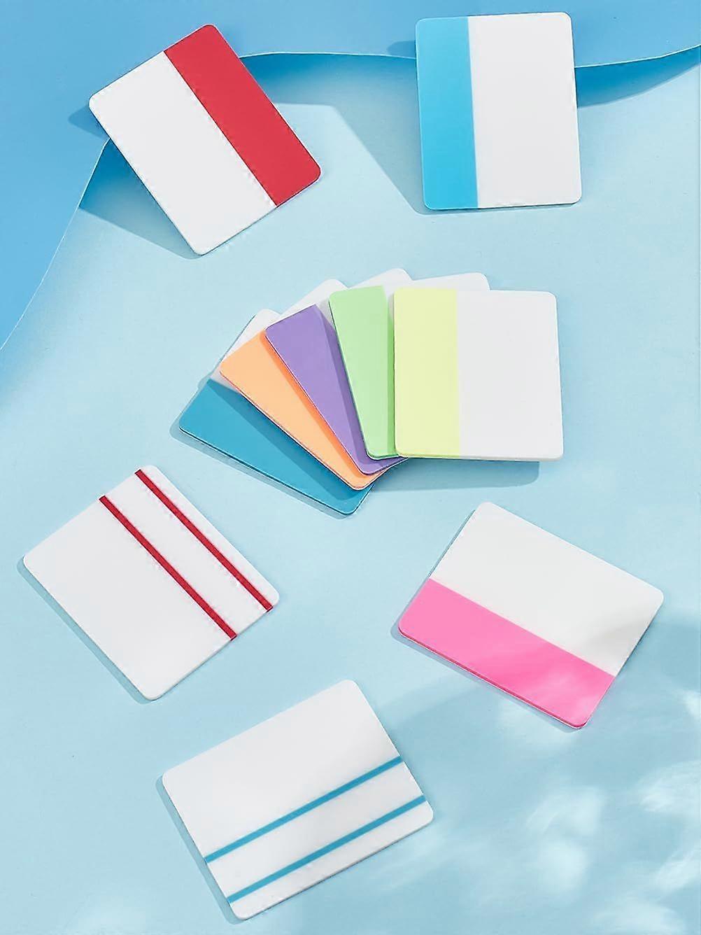 200 Sheets Rectangle Paper Memo Pads Mixed Color Sticky Notes Sticker Index Tabs for Office School Reading Grocery and Shopping Lists 41.5x51.5x2mm 20