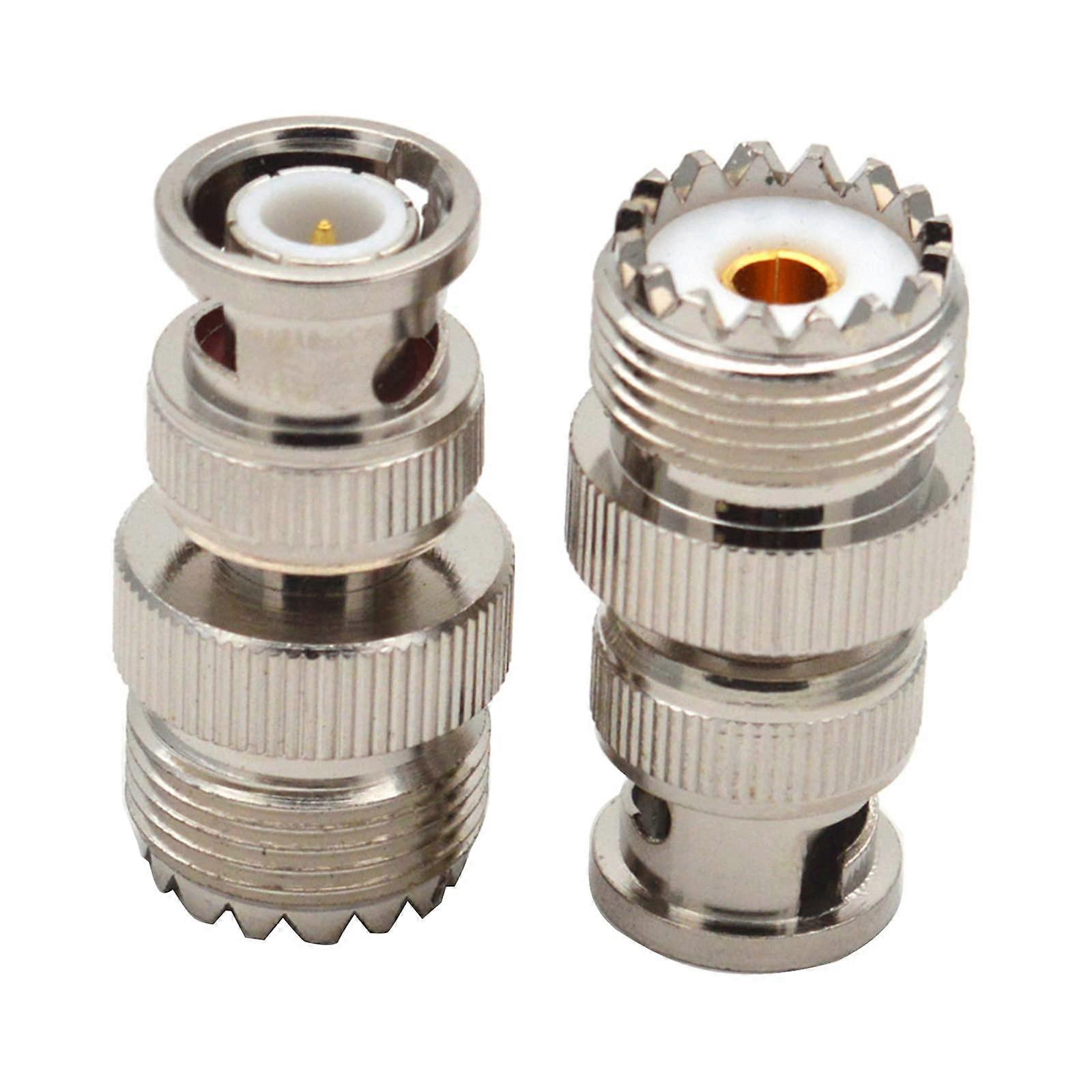 BNC Male To UHF SO239 Female RF Coaxial Adapter For UHF To BNC Converter 50 Ohm Copper