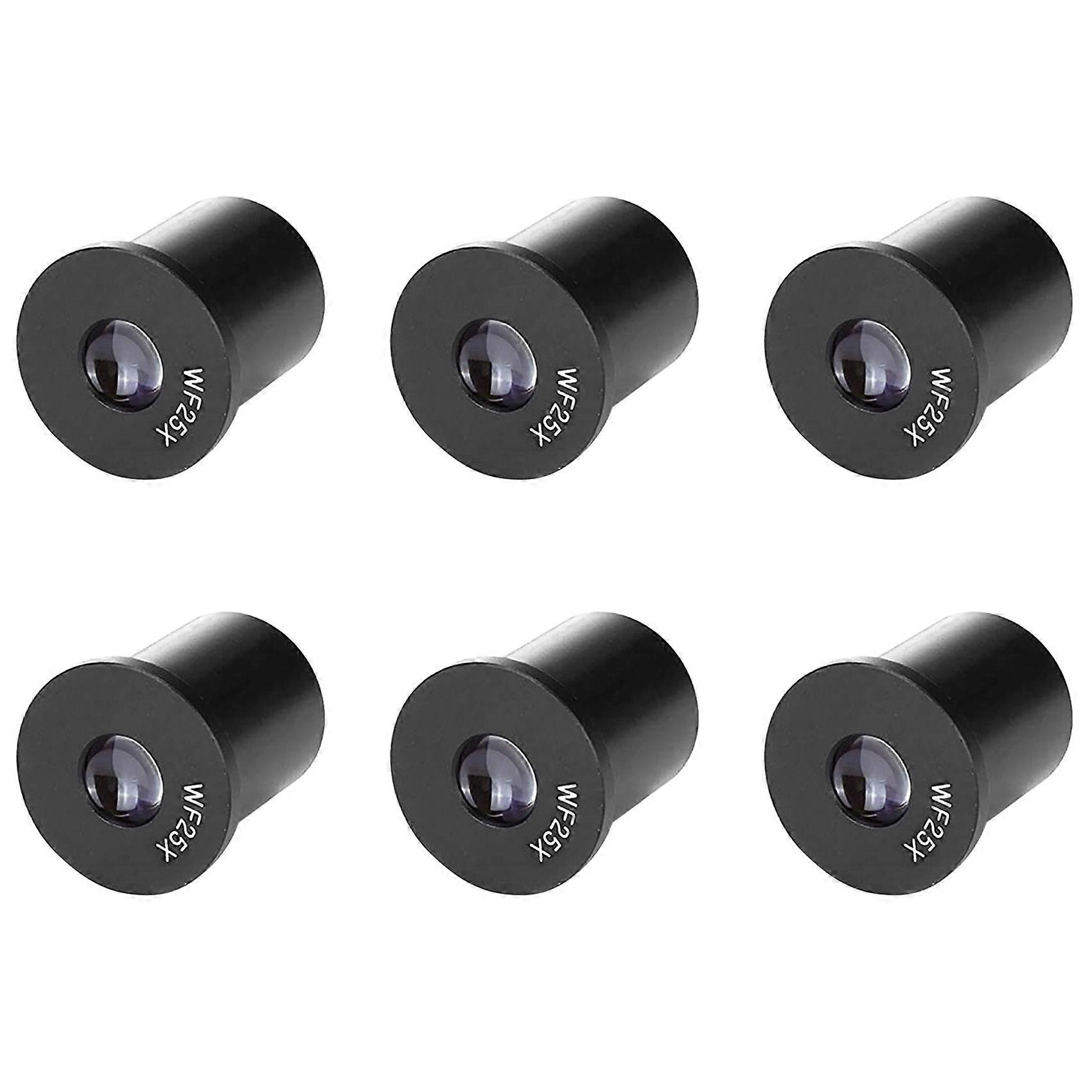 6X WF25X Biological Microscope Eyepiece Installation Size 23.2MM Field of View 9MM Eyepiece