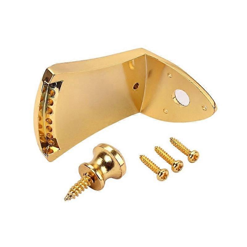 Metal Triangular Mandolin Tailpiece with Screws 8 String Mandolin Tailpiece Mandolin Arched Top Guitar Tailpiece