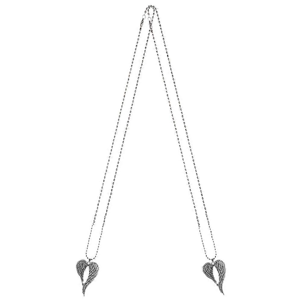 Car Mirror Hanging Wing Pendant Alloy Decor for 10Pcs