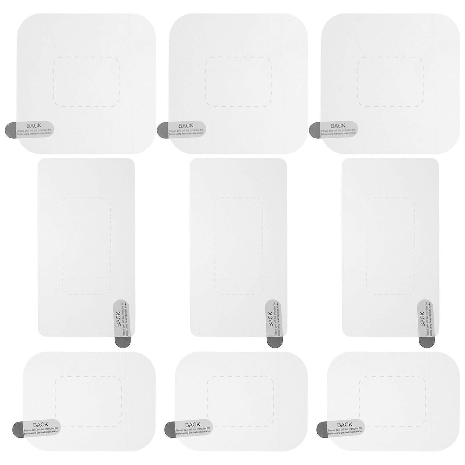 Windshield Static Adhesive Sticker Dashcam Mount Films 12 Sheets Pack