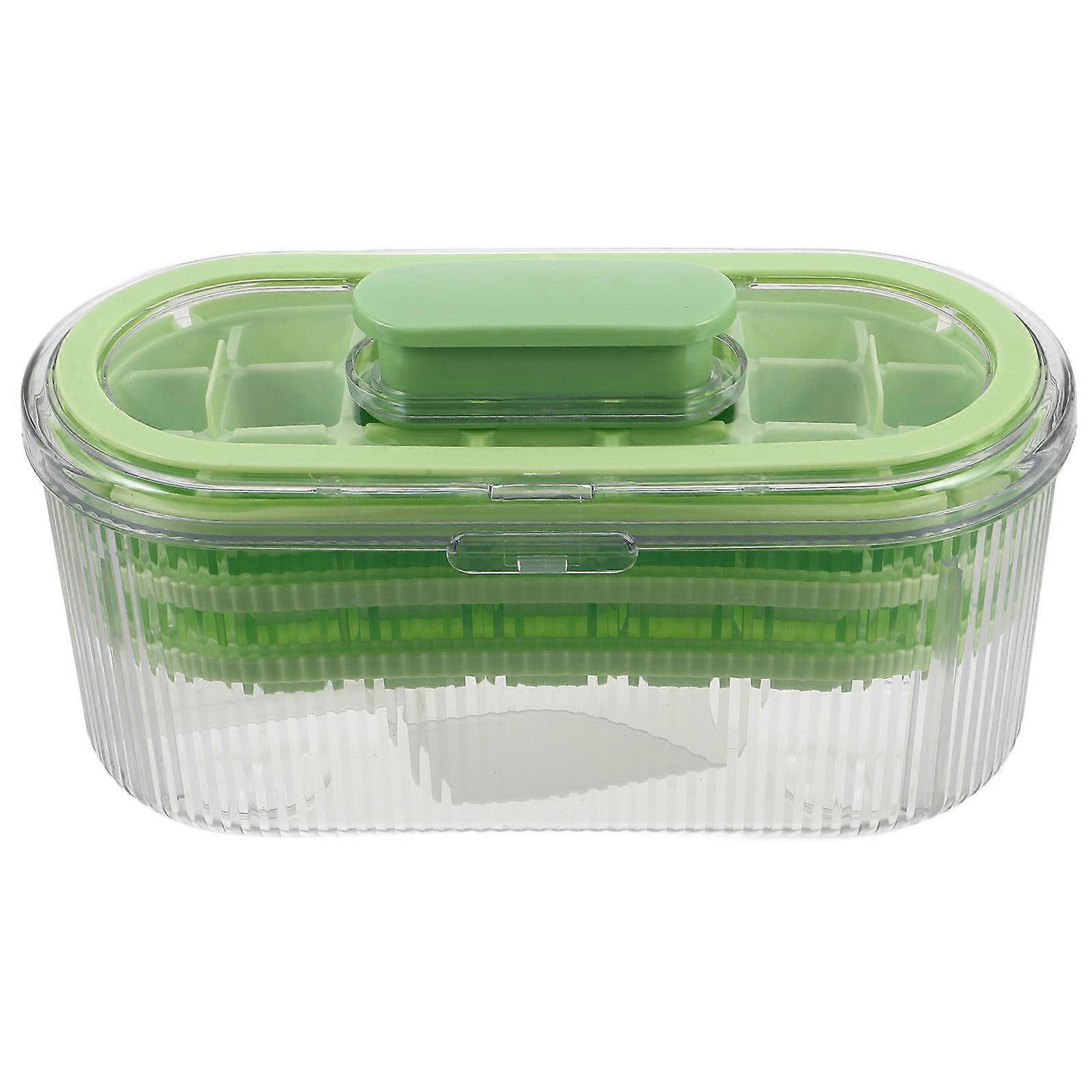 Ice Cube Tray with Lid for Kitchen DIY Plastic Ice Molder