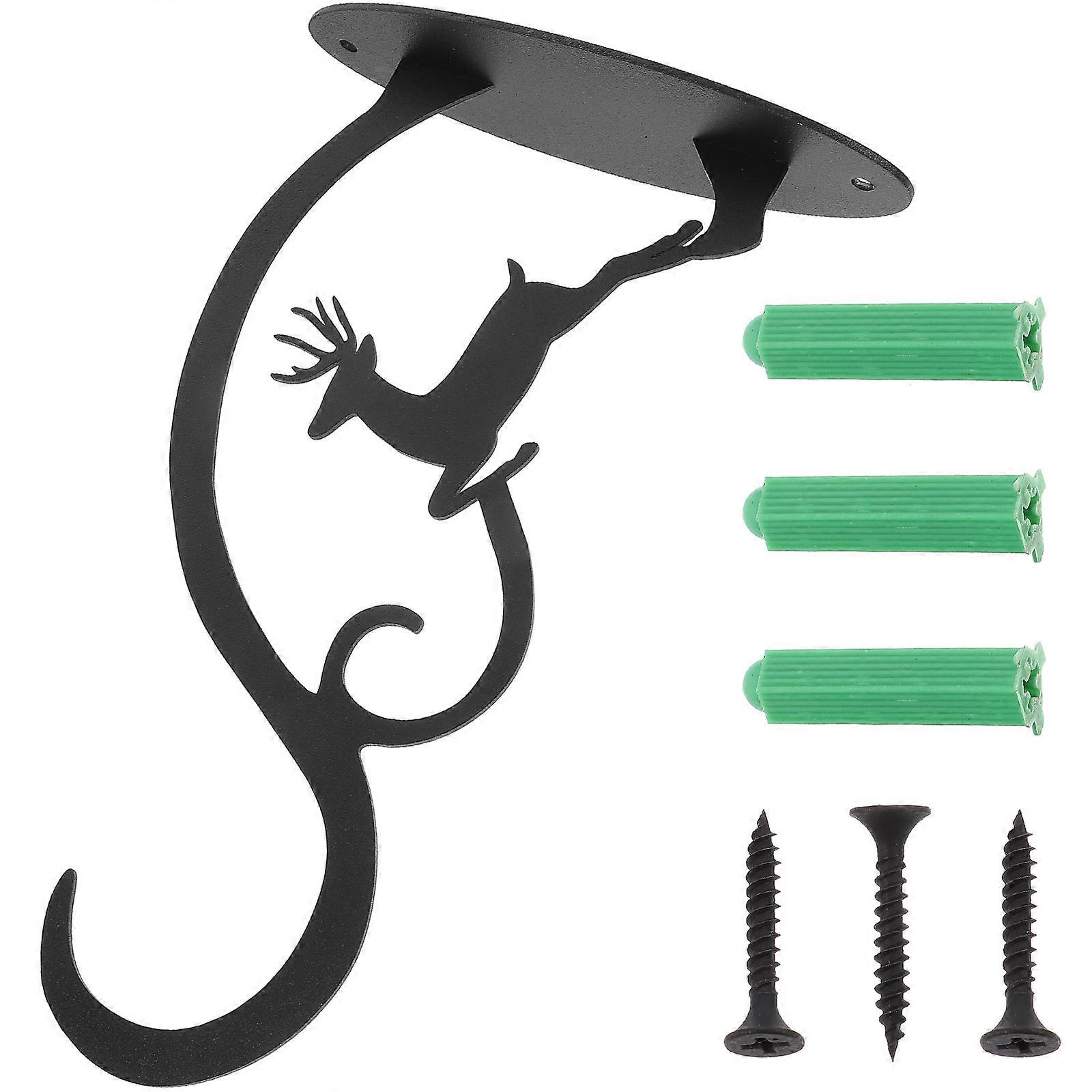 Iron Christmas Plant Bracket Hanging Hook for Garden Use