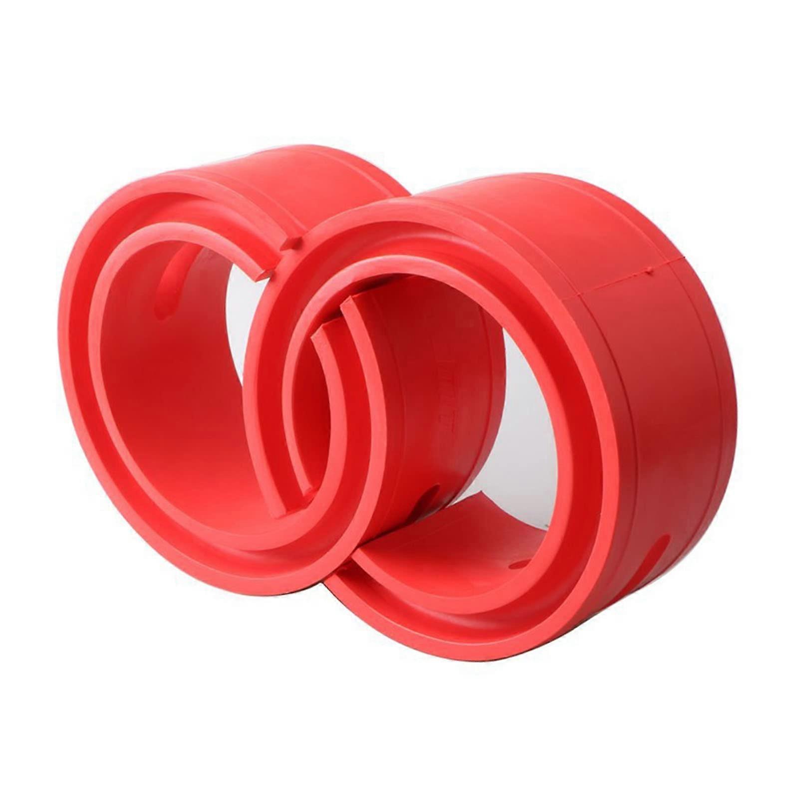 2Pcs Car Coil Spring Buffer Rubber Shock Absorber Cushion Universal Anti Vibration Suspension