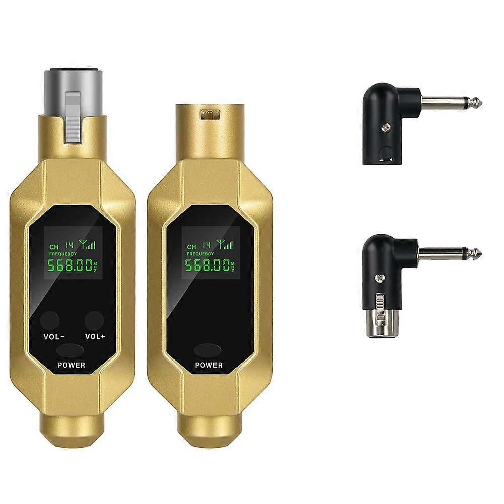  Wireless Microphone Converter XLR Transmitter and Receiver Microphone Wireless System for Dynamic Microphone A