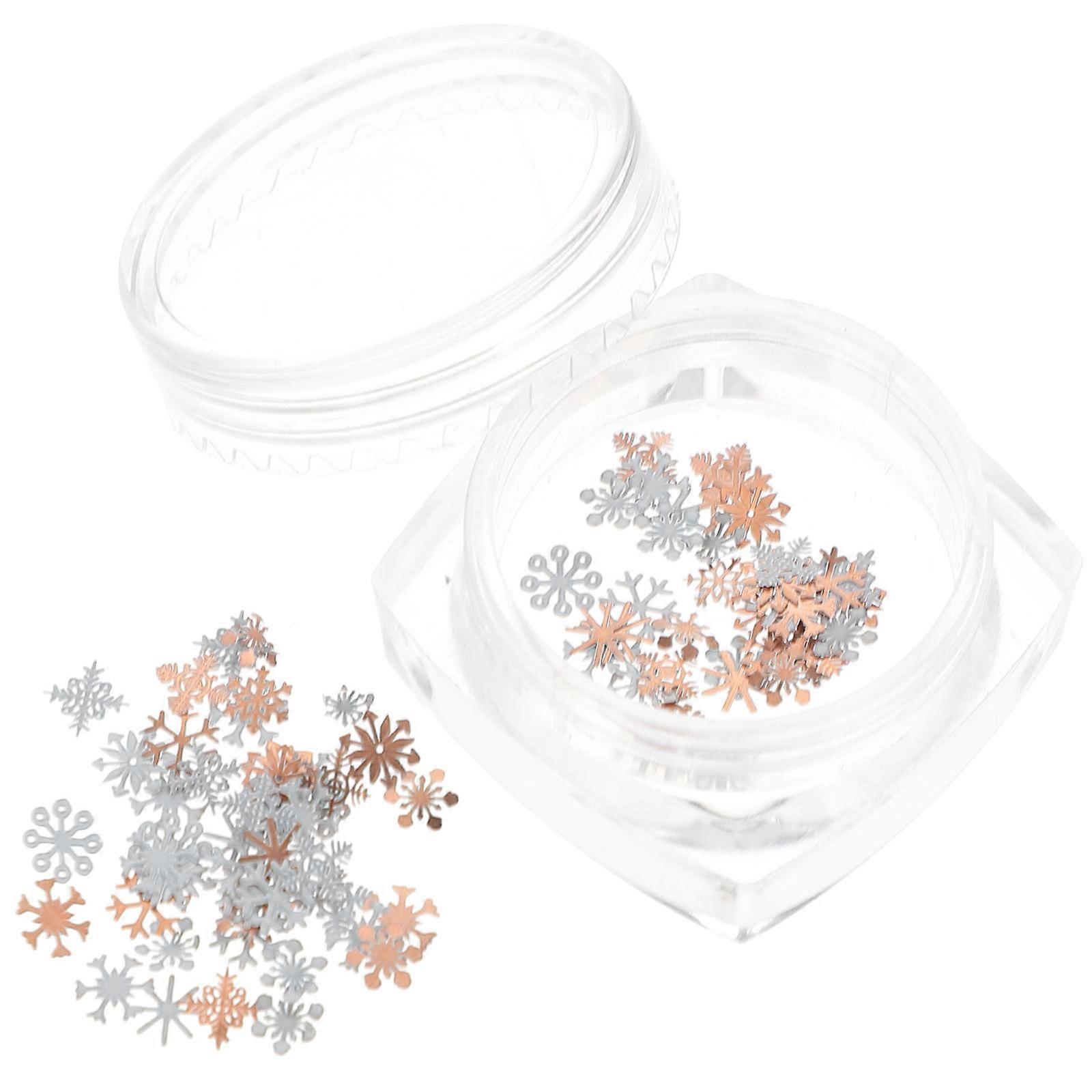 Nail Sequins Flakes Christmas Theme for 2 Boxes Nail Artcraft