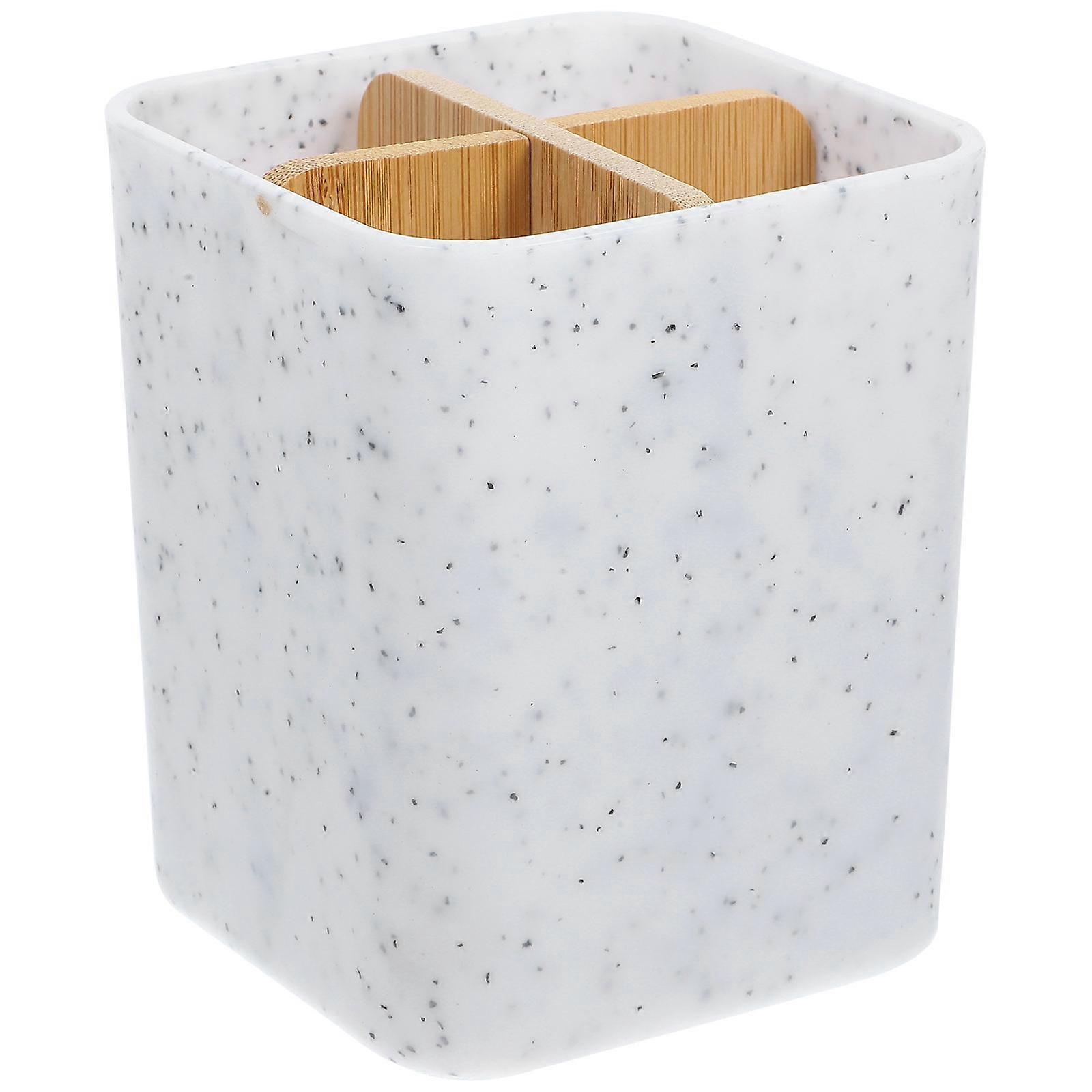 Multi Color PP Material Toothbrush Holder for Kitchen Use with Construction and Smooth Finish 4.5 Inches