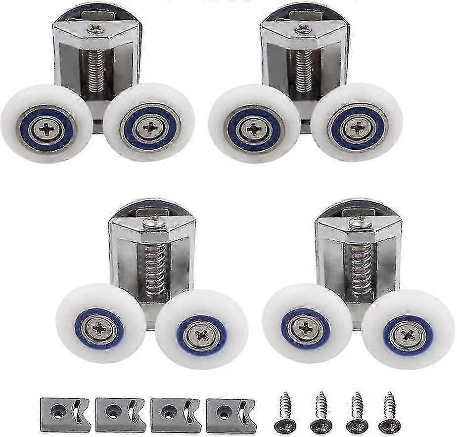 Zinc Alloy Shower Door Rollers for XX Brand, 26mm Replacement Pulley Kit with Knobs