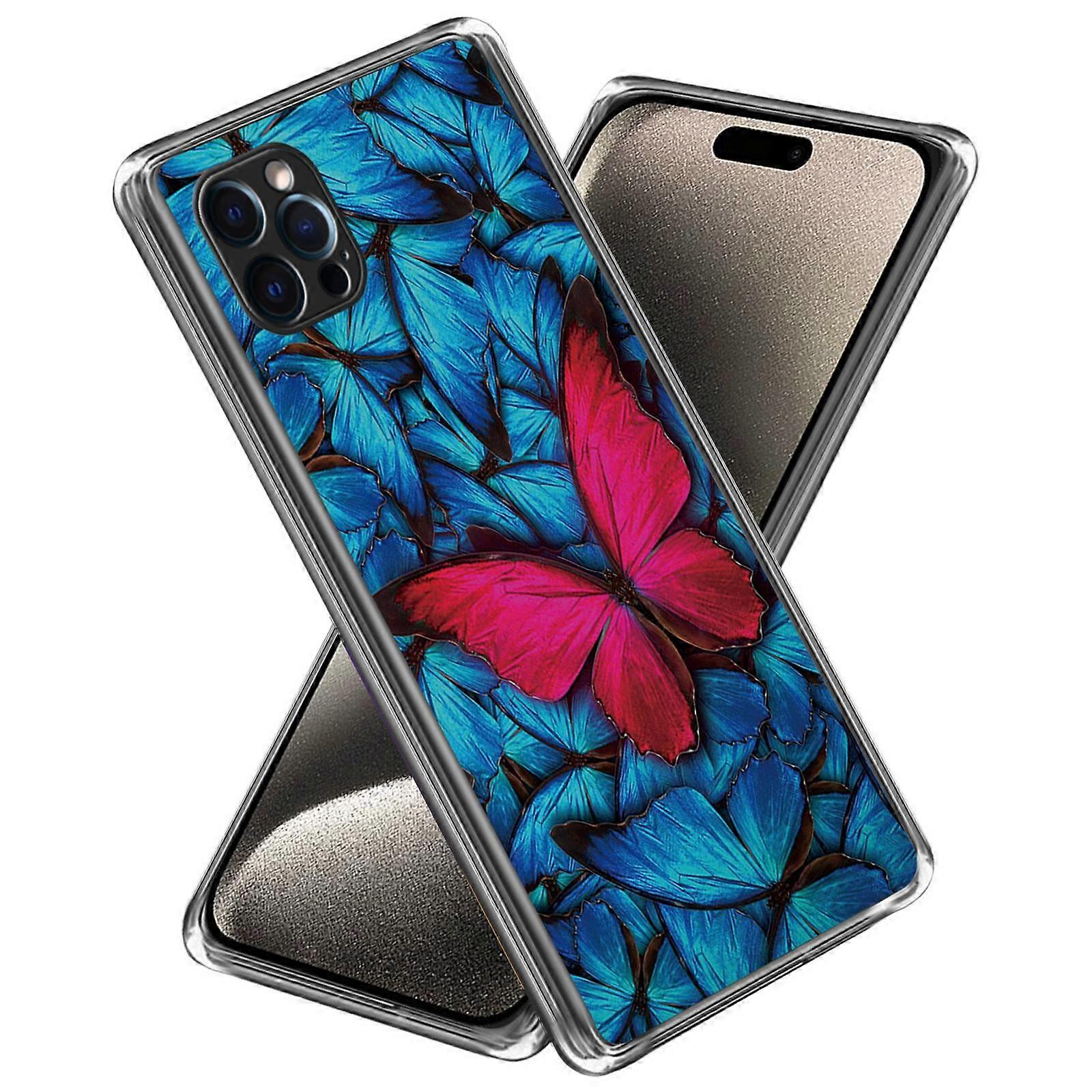 For iPhone 16 Pro Case Pattern Printed Shockproof TPU Phone Cover