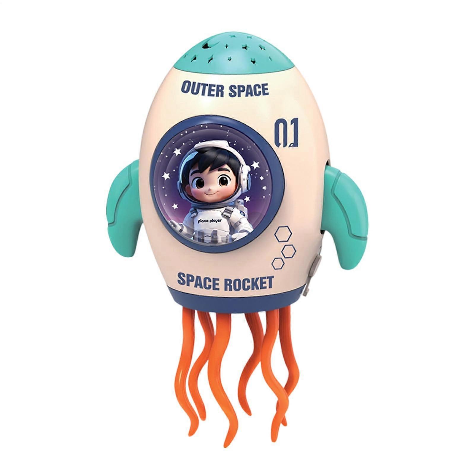 Dancing Projection Toy with 360° Starry Sky LED, Interactive Crawling and Obstacle Avoidance for Kids