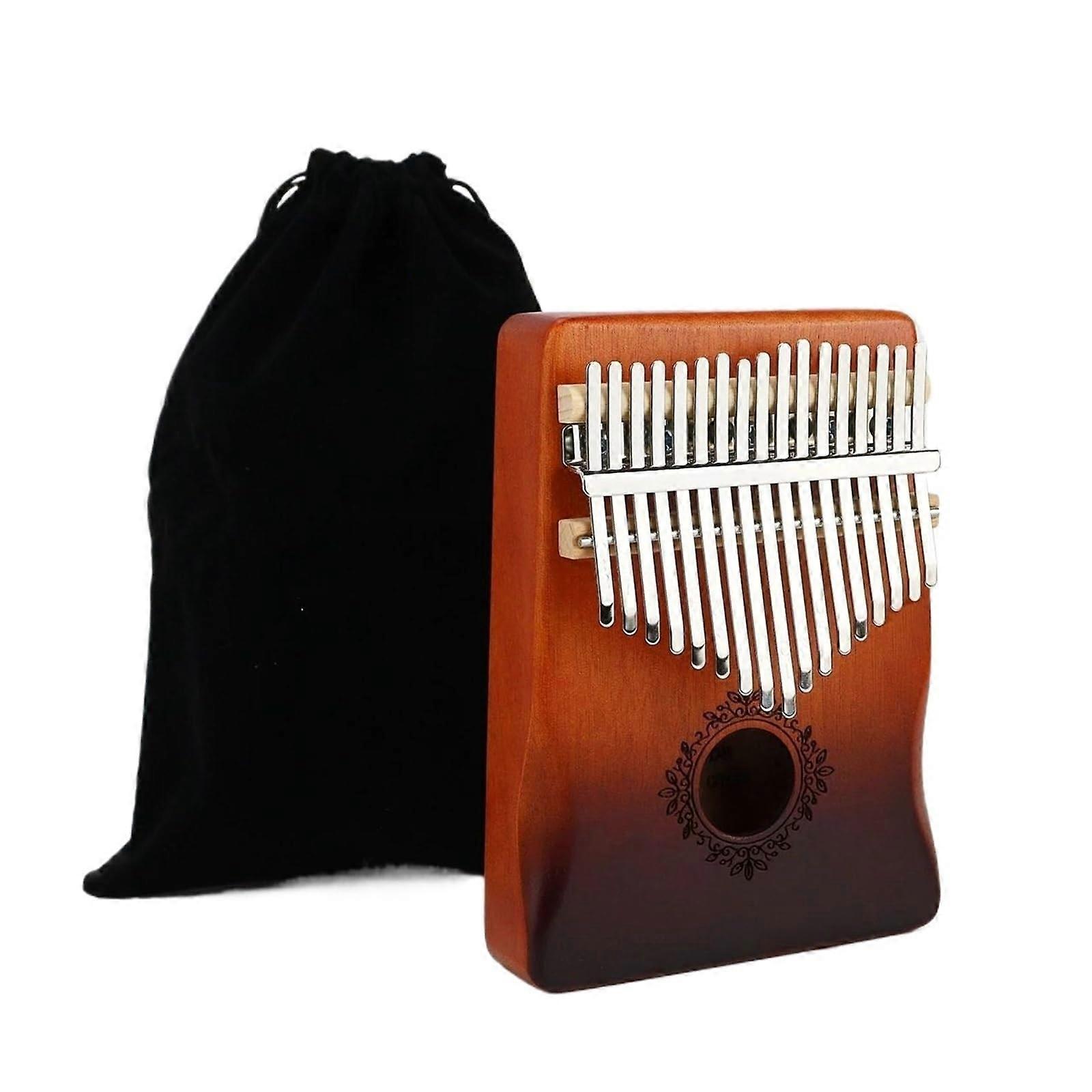17 Keys Kalimba Thumb Piano Handmade Solid Wood Rich Tone BeginnerFriendly Instrument