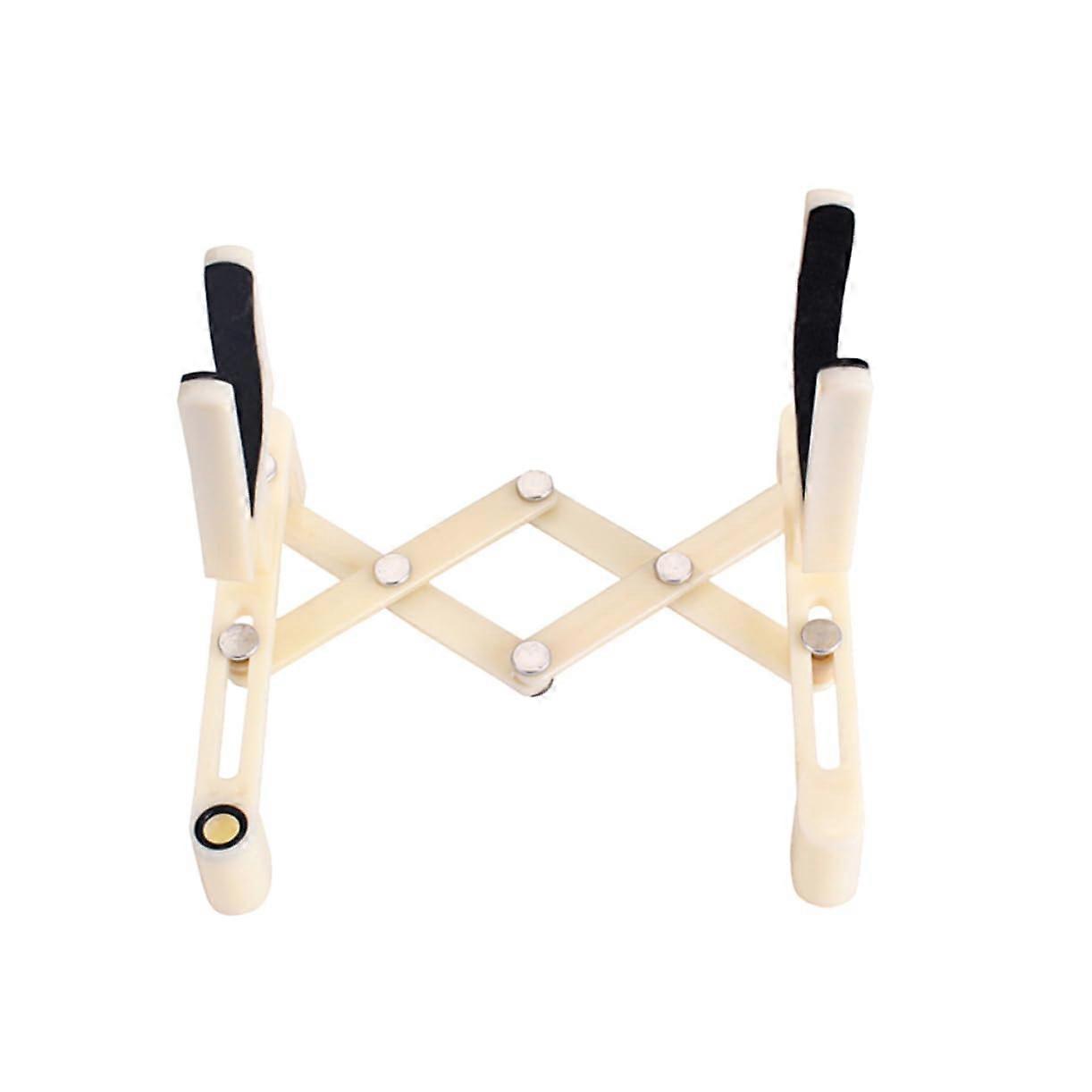 Adjustable Foldable Violin Stand with Bow Holder and Protective Pads for Secure Instrument Support