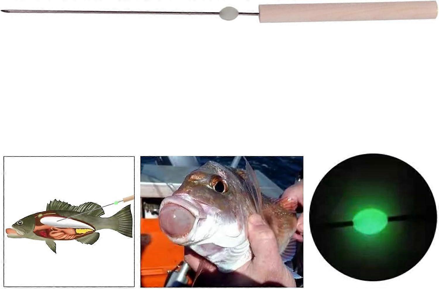 Stainless Steel Fish Ventilation Tool Efficiently Deflating Needle Release Air