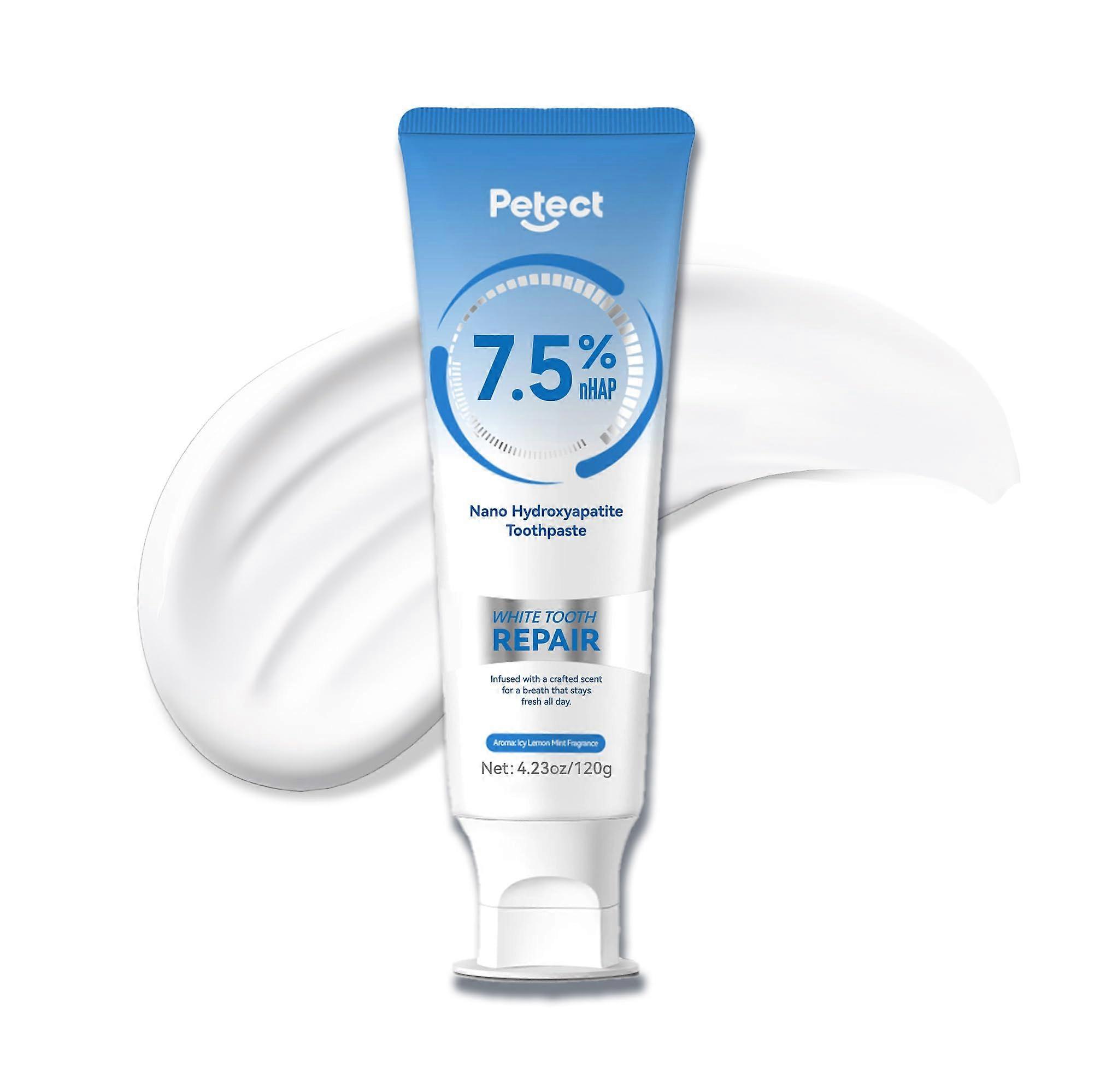 Hydroxyapatite Toothpaste for Sensitive Teeth, Enamel Protection, Melon Mint, 4.23oz