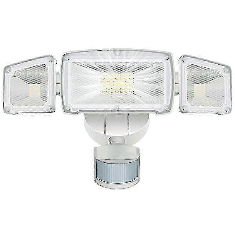 Safety light, adjustable motion detection floodlight, IP65 waterproof, outdoor motion sensor light
